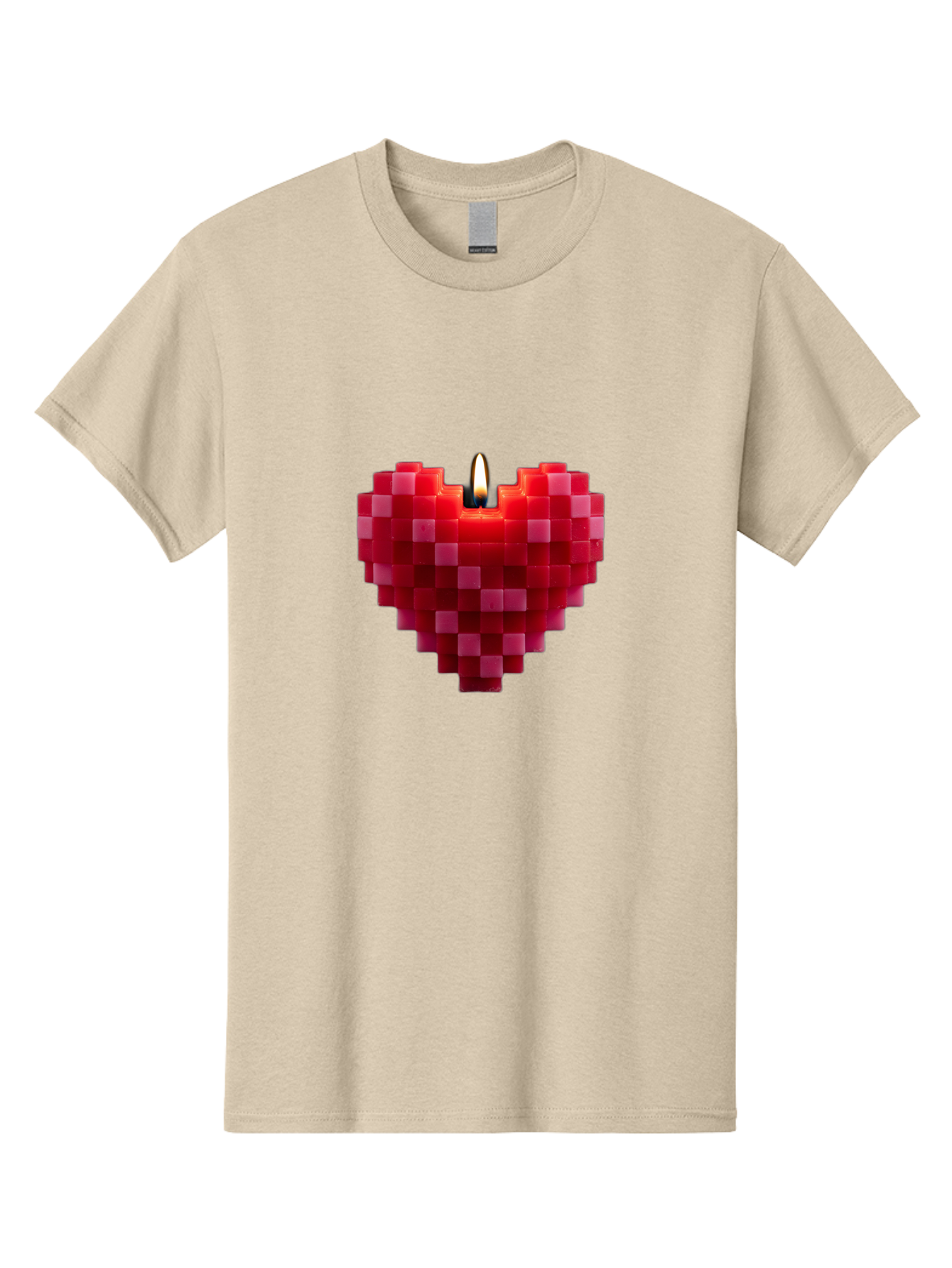 3D-Red-Heart-Candle Men'S Graphic Tee, 100% Cotton, Comfortable Casual Summer Wear, Machine Washable, Vintage Camera, Old Camera, Antique Camera, Black Camera, Classic Photography, Photography Equipment, Nostalgic Device, Film Camera, Bah419