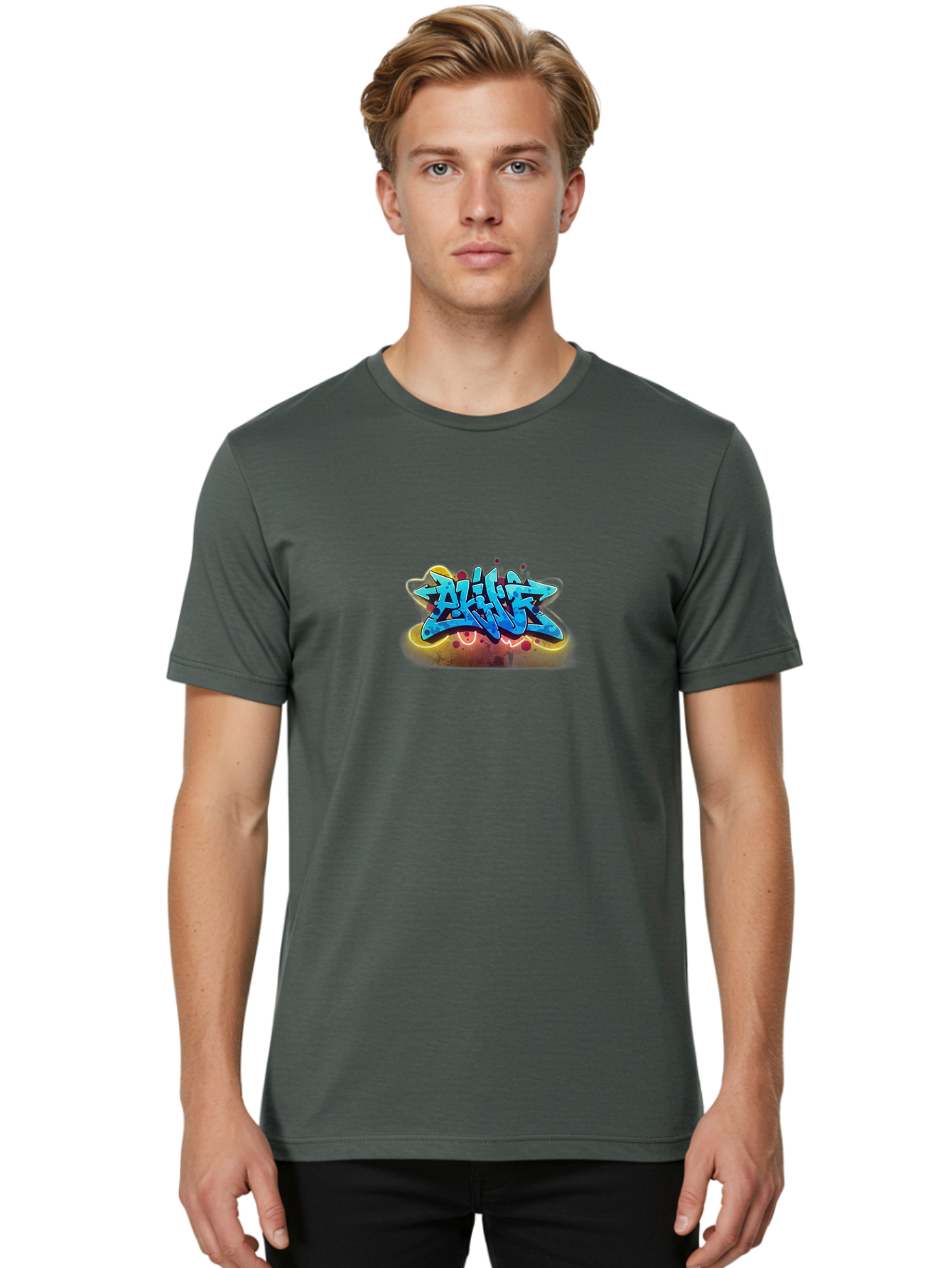 Aliuz-Graffiti Men'S Graphic Tee, 100% Cotton, Comfortable Casual Summer Wear, Machine Washable, Vintage Camera, Old Camera, Antique Camera, Black Camera, Classic Photography, Photography Equipment, Nostalgic Device, Film Camera, Camera Art Bah422 30