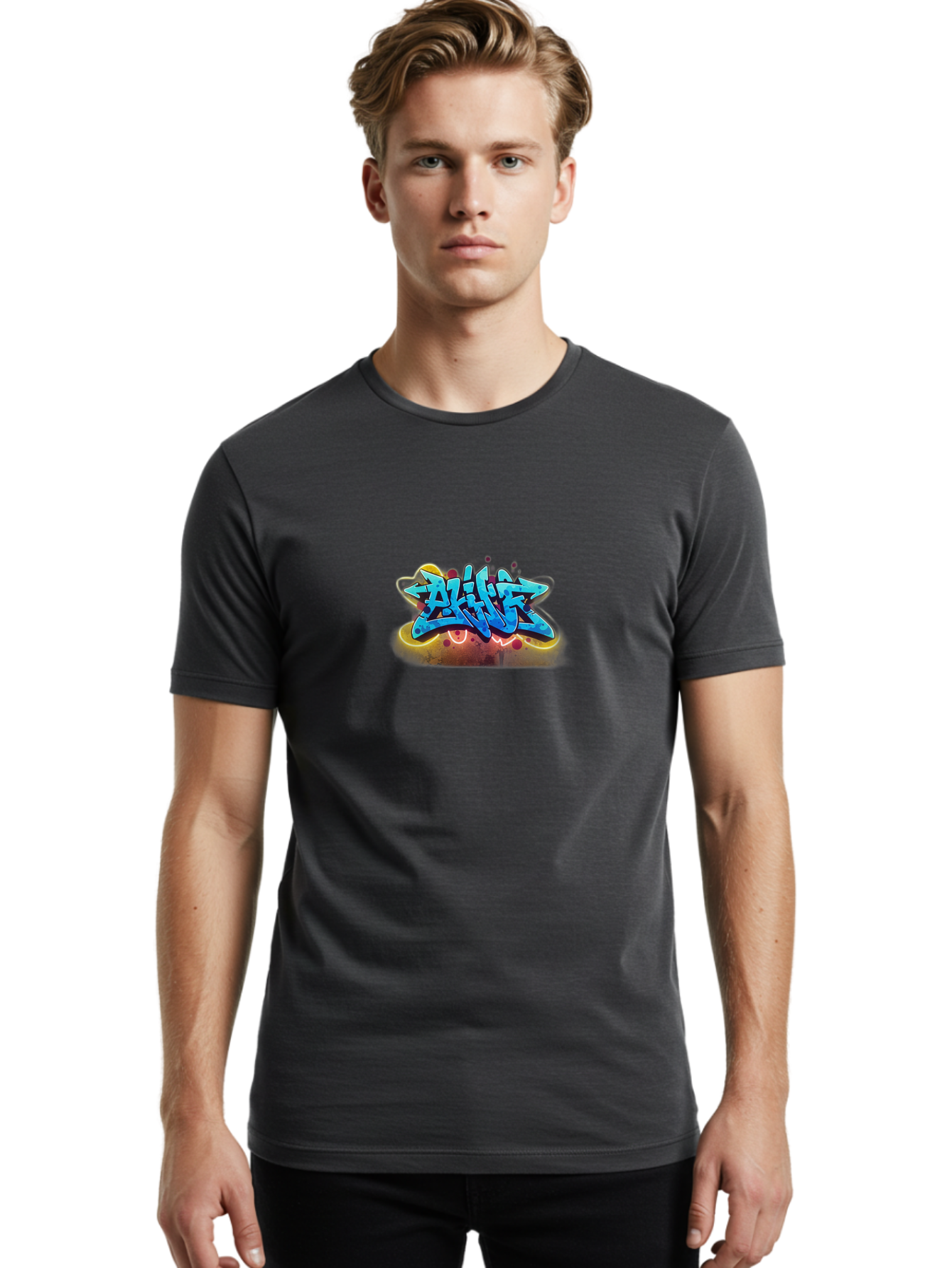 Aliuz-Graffiti Men'S Graphic Tee, 100% Cotton, Comfortable Casual Summer Wear, Machine Washable, Vintage Camera, Old Camera, Antique Camera, Black Camera, Classic Photography, Photography Equipment, Nostalgic Device, Film Camera, Camera Art Bah422 19