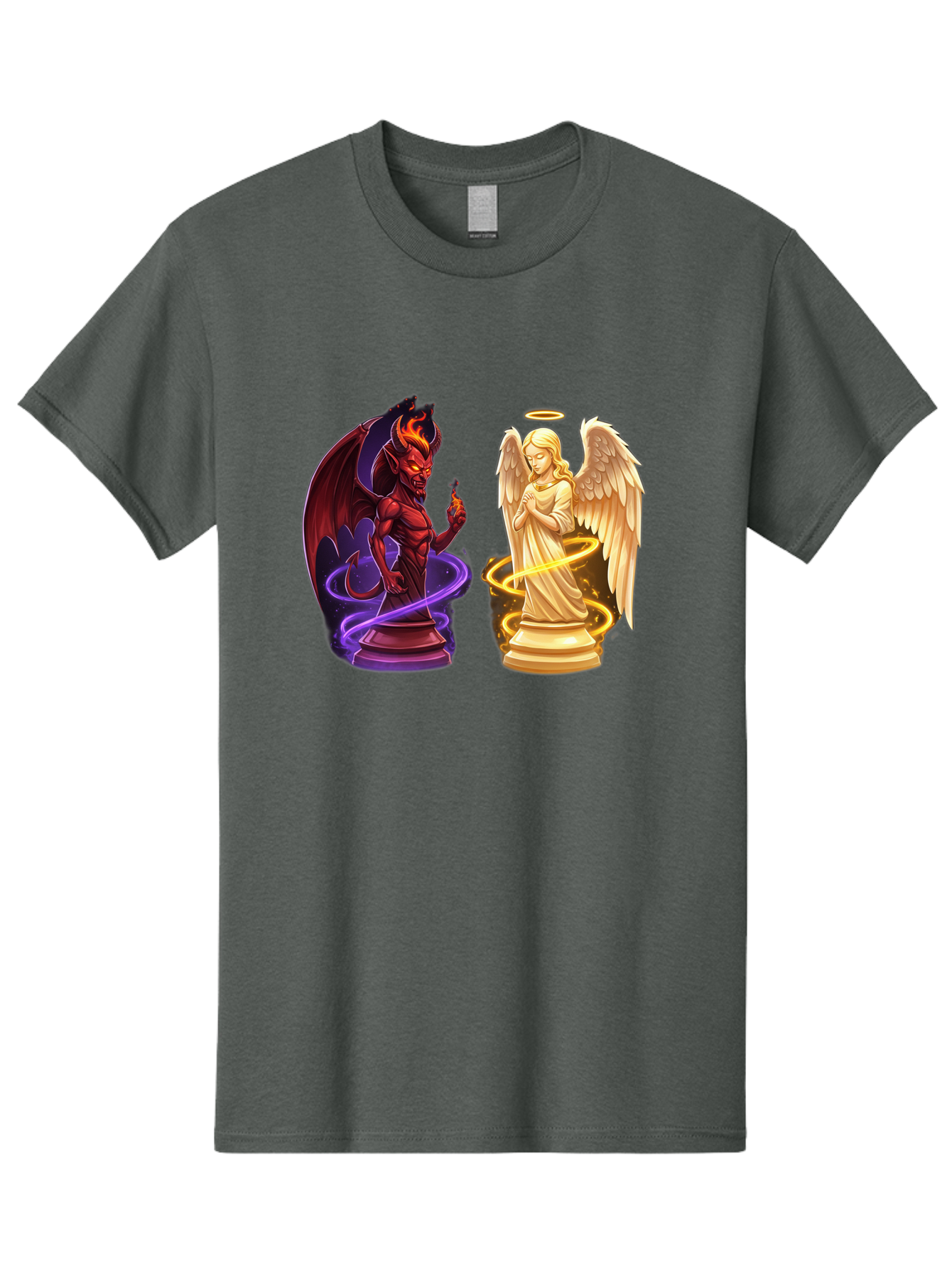 Angel-And-Demon Men'S Graphic Tee, 100% Cotton, Comfortable Casual Summer Wear, Machine Washable, Vintage Camera, Old Camera, Antique Camera, Black Camera, Classic Photography, Photography Equipment, Nostalgic Device, Film Camera, Camera Art Bah423 15
