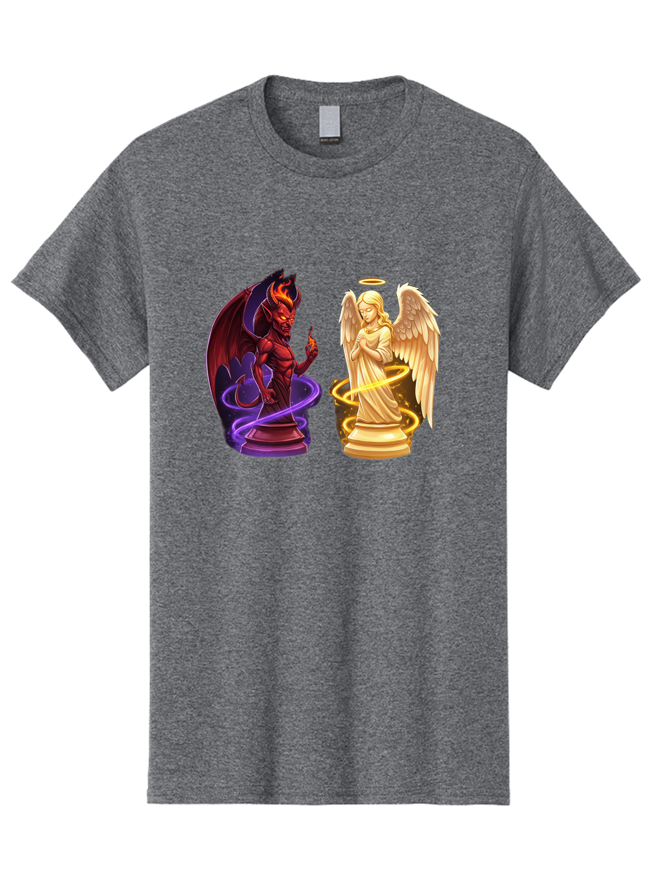 Angel-And-Demon Men'S Graphic Tee, 100% Cotton, Comfortable Casual Summer Wear, Machine Washable, Vintage Camera, Old Camera, Antique Camera, Black Camera, Classic Photography, Photography Equipment, Nostalgic Device, Film Camera, Camera Art Bah423 4