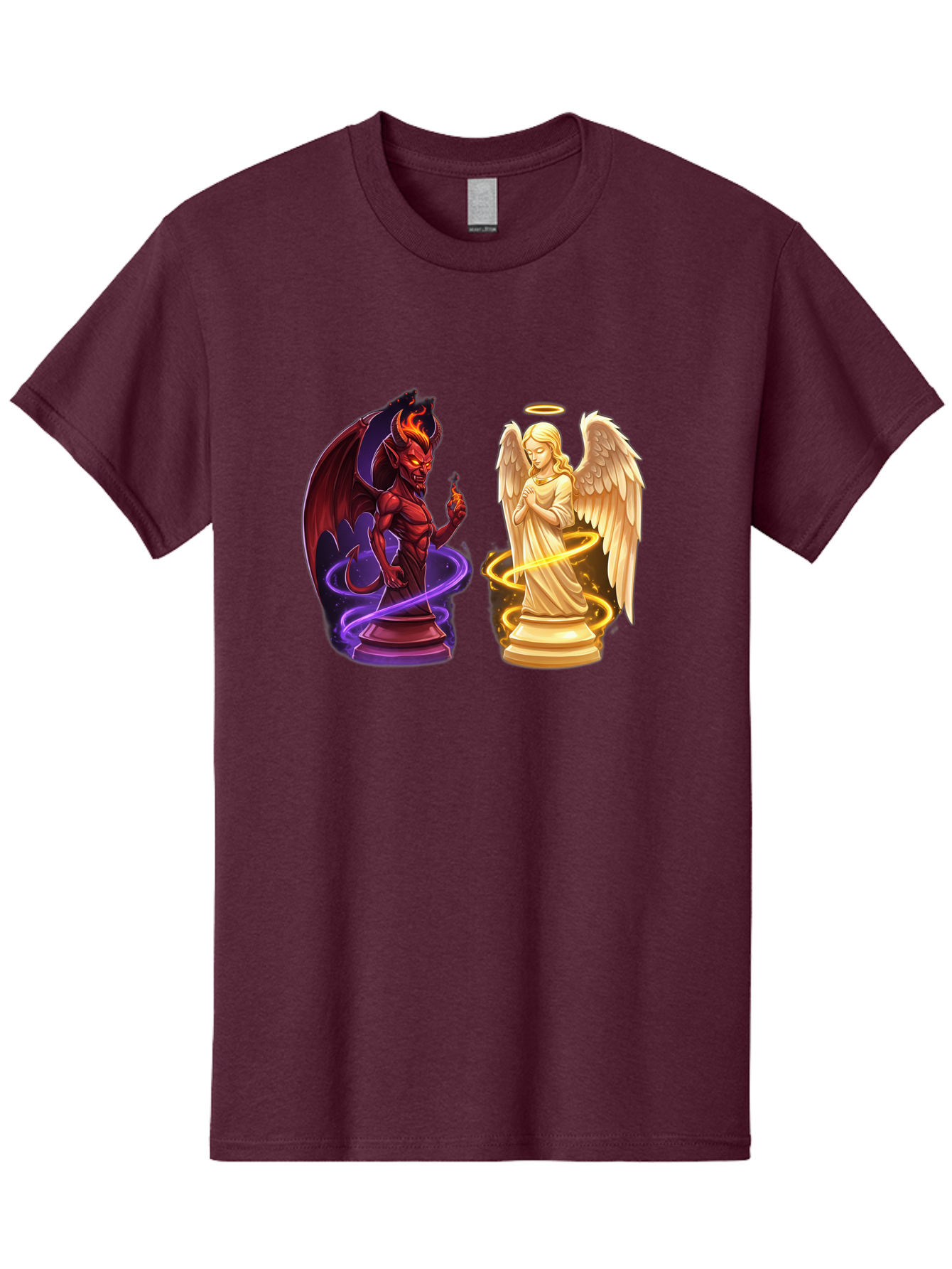 Angel-And-Demon Men'S Graphic Tee, 100% Cotton, Comfortable Casual Summer Wear, Machine Washable, Vintage Camera, Old Camera, Antique Camera, Black Camera, Classic Photography, Photography Equipment, Nostalgic Device, Film Camera, Camera Art Bah423
