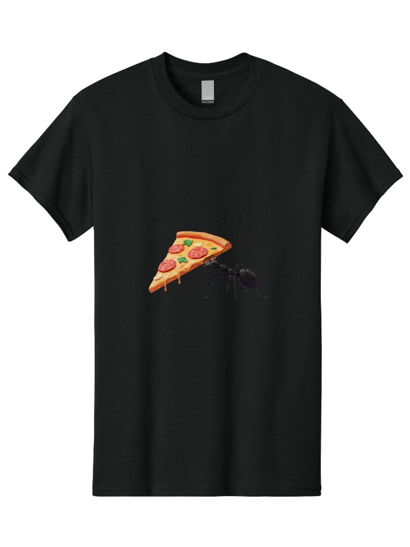 Ant-And-Pizza-Slice Men'S Graphic Tee, 100% Cotton, Comfortable Casual Summer Wear, Machine Washable, Vintage Camera, Old Camera, Antique Camera, Black Camera, Classic Photography, Photography Equipment, Nostalgic Device, Film Camera, Bah436 3