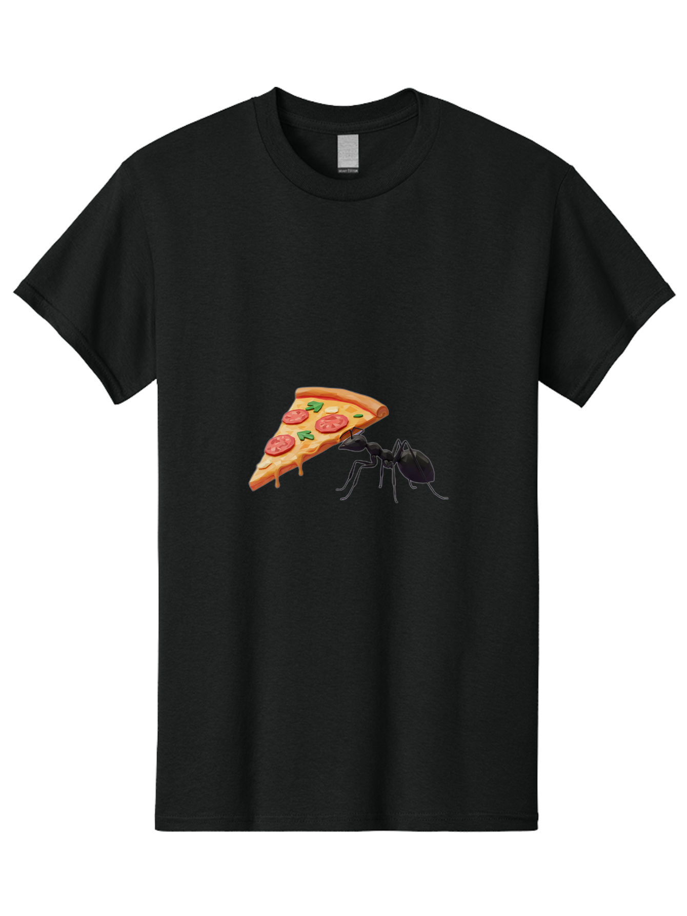 Ant-And-Pizza-Slice Men'S Graphic Tee, 100% Cotton, Comfortable Casual Summer Wear, Machine Washable, Vintage Camera, Old Camera, Antique Camera, Black Camera, Classic Photography, Photography Equipment, Nostalgic Device, Film Camera, Bah436 9