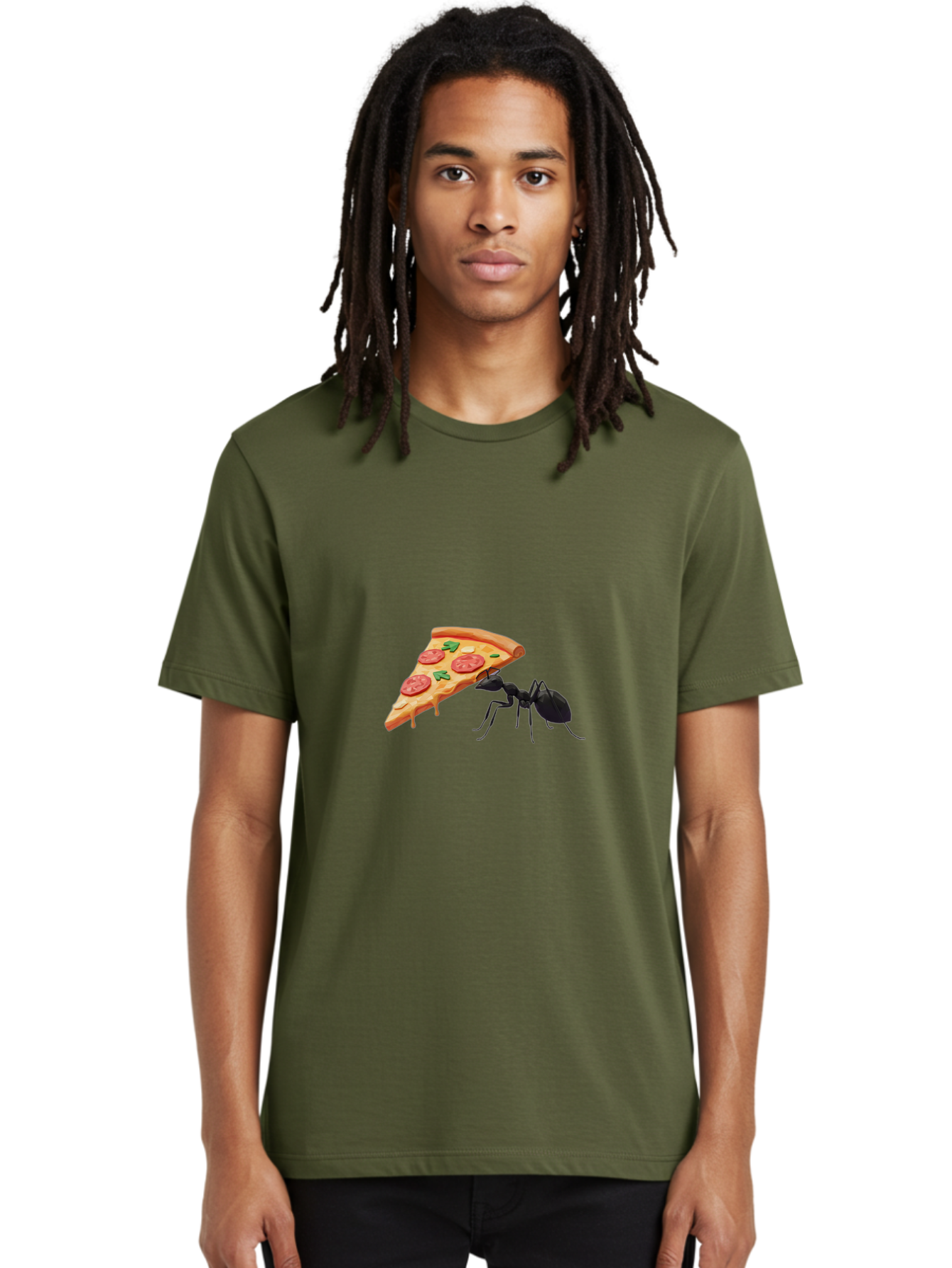 Ant-And-Pizza-Slice Men'S Graphic Tee, 100% Cotton, Comfortable Casual Summer Wear, Machine Washable, Vintage Camera, Old Camera, Antique Camera, Black Camera, Classic Photography, Photography Equipment, Nostalgic Device, Film Camera, Bah436 29
