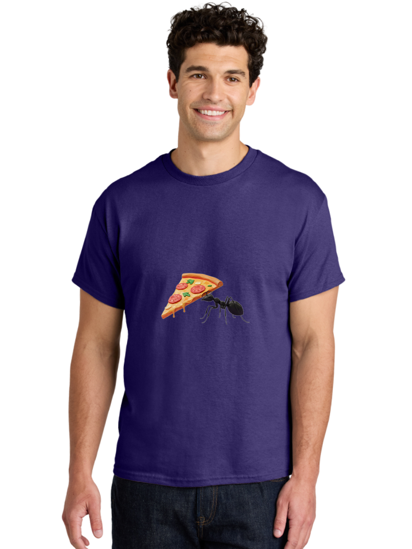 Ant-And-Pizza-Slice Men'S Graphic Tee, 100% Cotton, Comfortable Casual Summer Wear, Machine Washable, Vintage Camera, Old Camera, Antique Camera, Black Camera, Classic Photography, Photography Equipment, Nostalgic Device, Film Camera, Bah436 23