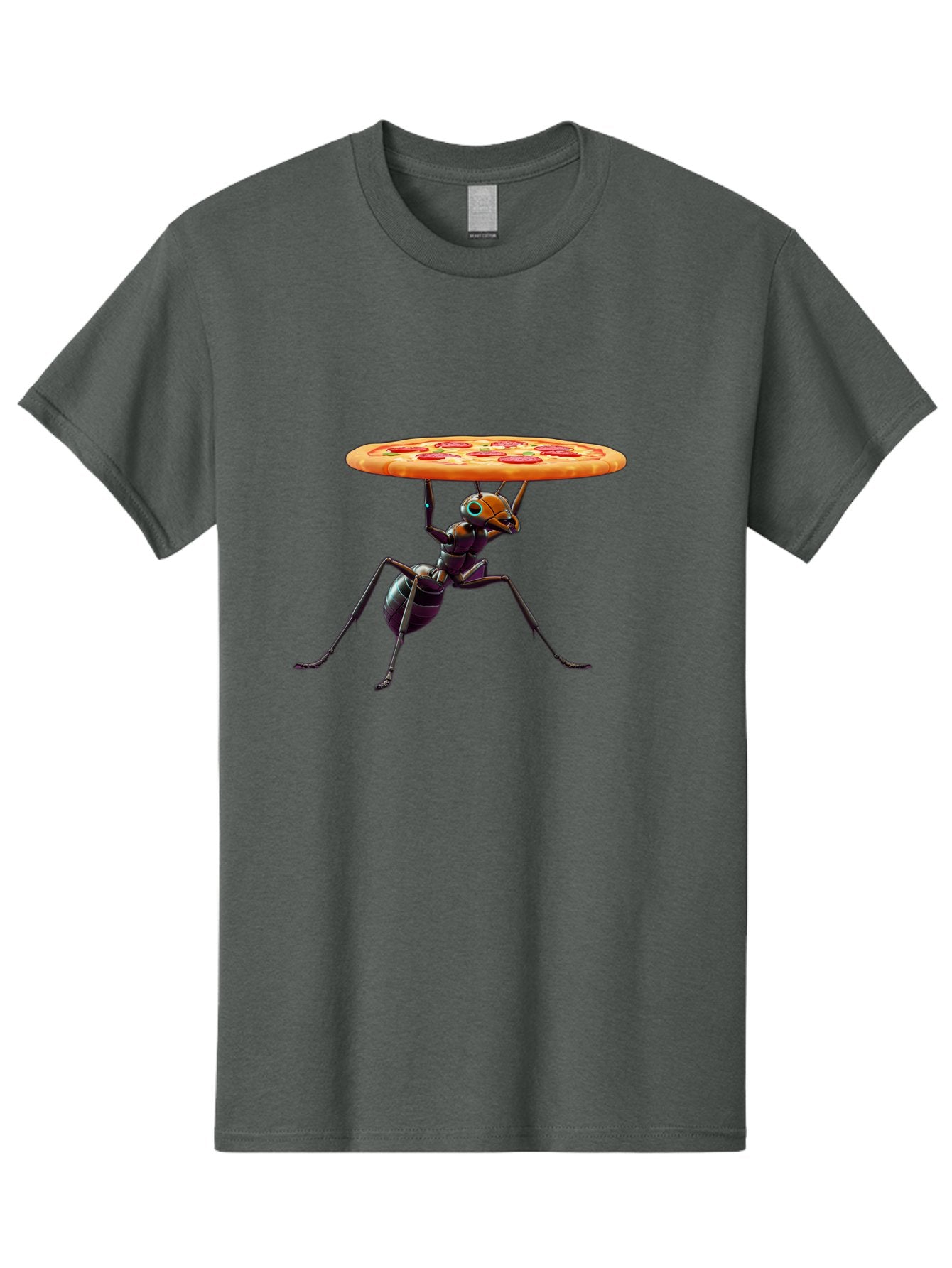 Ant-Carrying-Pizza-1 Men'S Graphic Tee, 100% Cotton, Comfortable Casual Summer Wear, Machine Washable, Vintage Camera, Old Camera, Antique Camera, Black Camera, Classic Photography, Photography Equipment, Nostalgic Device, Film Camera, Bah437 8