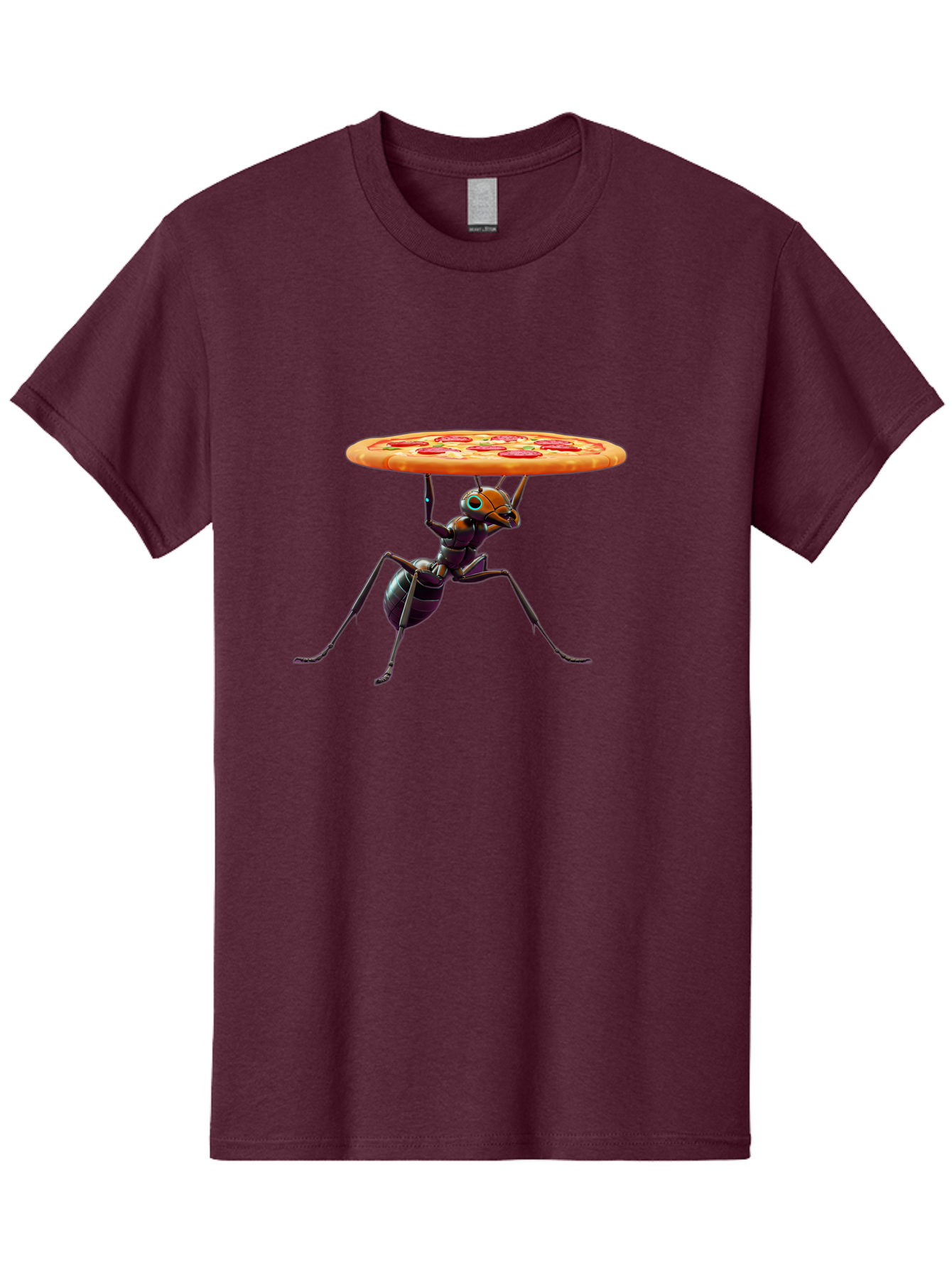 Ant-Carrying-Pizza-1 Men'S Graphic Tee, 100% Cotton, Comfortable Casual Summer Wear, Machine Washable, Vintage Camera, Old Camera, Antique Camera, Black Camera, Classic Photography, Photography Equipment, Nostalgic Device, Film Camera, Bah437 10