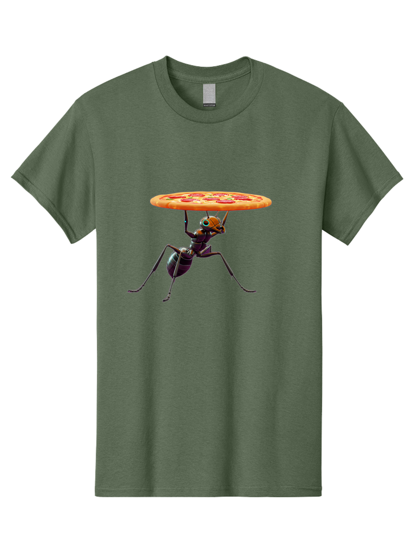 Ant-Carrying-Pizza-1 Men'S Graphic Tee, 100% Cotton, Comfortable Casual Summer Wear, Machine Washable, Vintage Camera, Old Camera, Antique Camera, Black Camera, Classic Photography, Photography Equipment, Nostalgic Device, Film Camera, Bah437 5