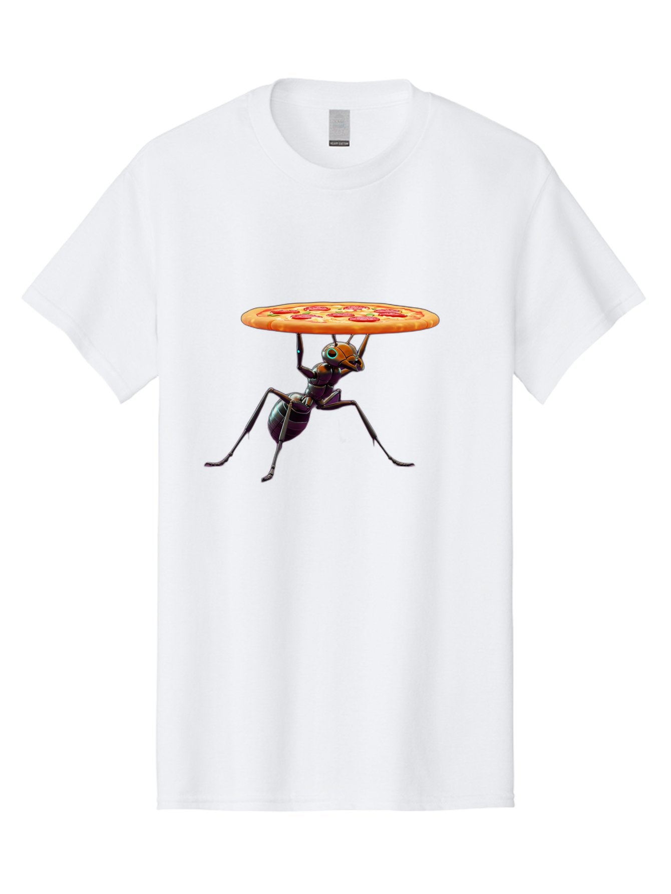 Ant-Carrying-Pizza-1 Men'S Graphic Tee, 100% Cotton, Comfortable Casual Summer Wear, Machine Washable, Vintage Camera, Old Camera, Antique Camera, Black Camera, Classic Photography, Photography Equipment, Nostalgic Device, Film Camera, Bah437