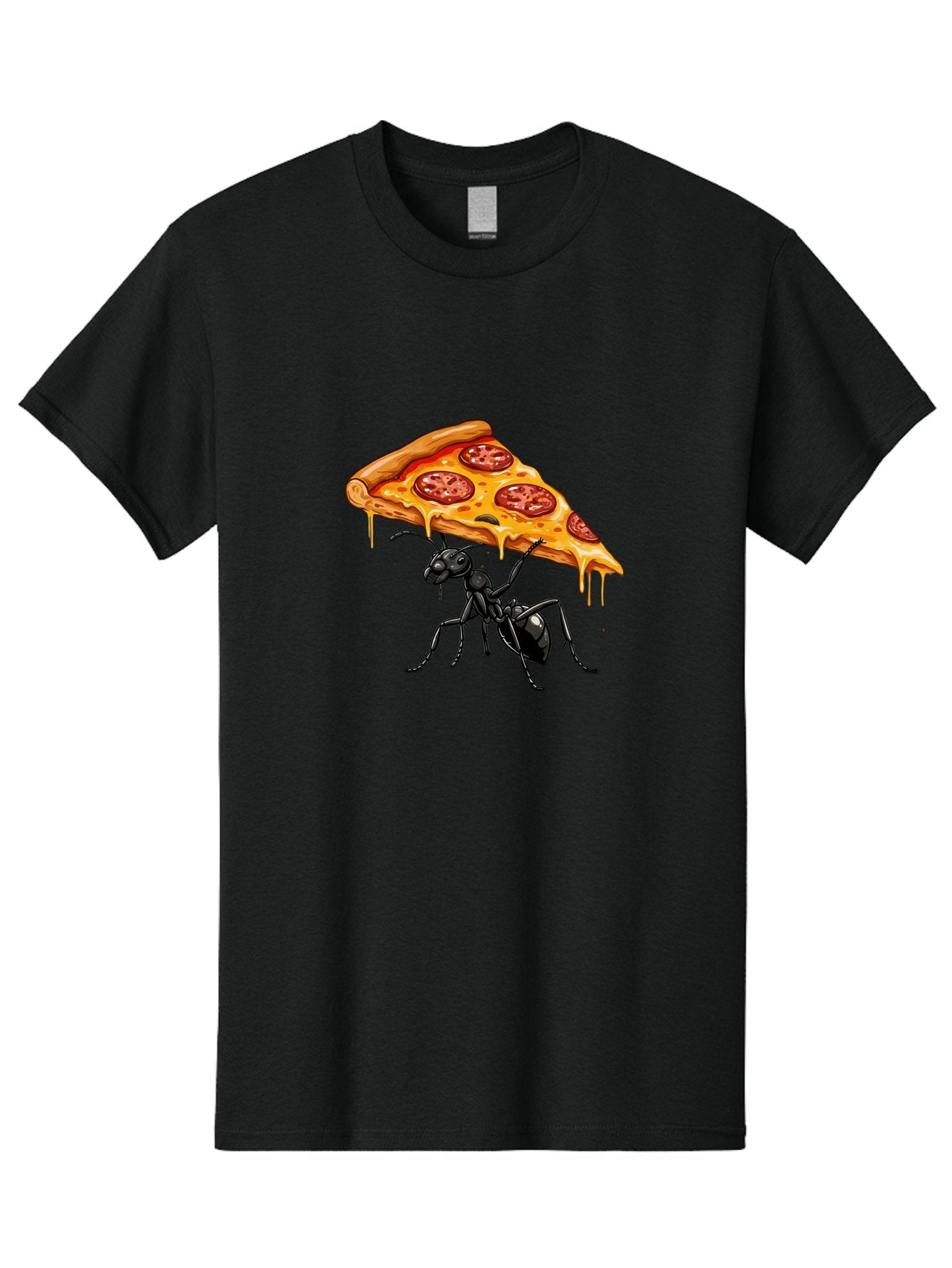 Ant-Carrying-Pizza-Slice-1 Men'S Graphic Tee, 100% Cotton, Comfortable Casual Summer Wear, Machine Washable, Vintage Camera, Old Camera, Antique Camera, Black Camera, Classic Photography, Photography Equipment, Nostalgic Device, Film Camera, Bah438 15