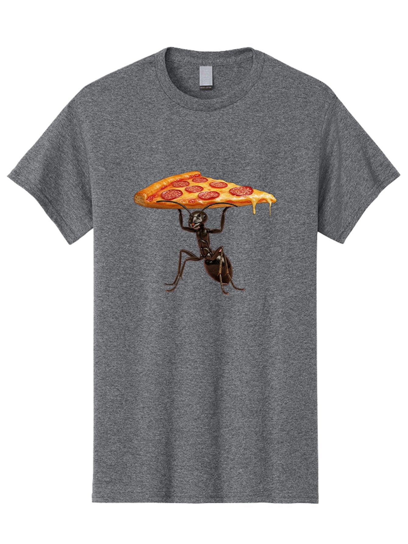 Ant-Carrying-Pizza-Slice-2 Men'S Graphic Tee, 100% Cotton, Comfortable Casual Summer Wear, Machine Washable, Vintage Camera, Old Camera, Antique Camera, Black Camera, Classic Photography, Photography Equipment, Nostalgic Device, Film Camera, Bah439