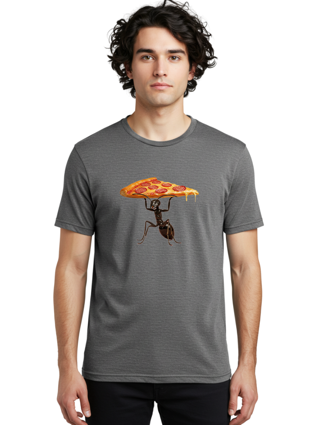 Ant-Carrying-Pizza-Slice-2 Men'S Graphic Tee, 100% Cotton, Comfortable Casual Summer Wear, Machine Washable, Vintage Camera, Old Camera, Antique Camera, Black Camera, Classic Photography, Photography Equipment, Nostalgic Device, Film Camera, Bah439 25
