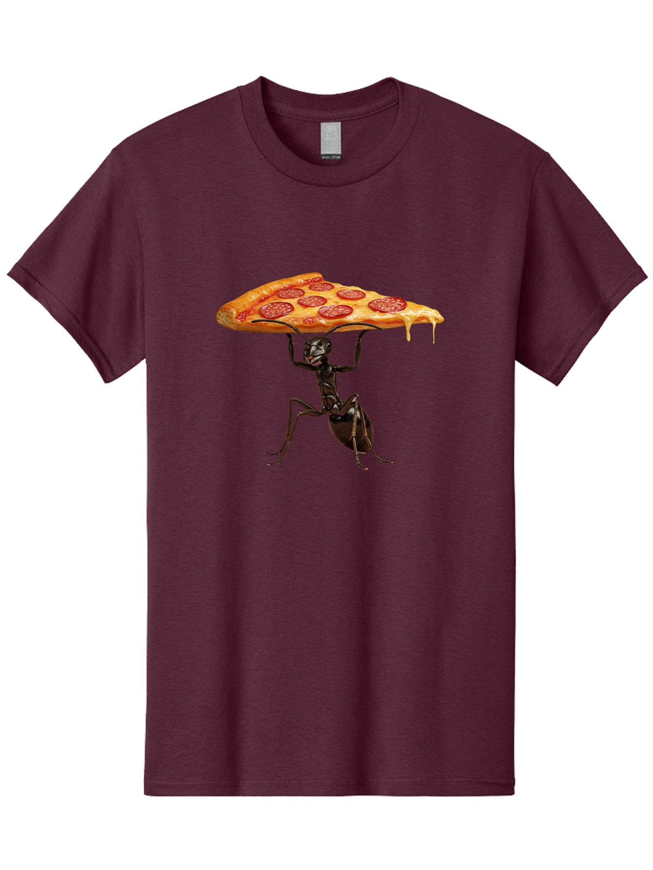 Ant-Carrying-Pizza-Slice-2 Men'S Graphic Tee, 100% Cotton, Comfortable Casual Summer Wear, Machine Washable, Vintage Camera, Old Camera, Antique Camera, Black Camera, Classic Photography, Photography Equipment, Nostalgic Device, Film Camera, Bah439 3