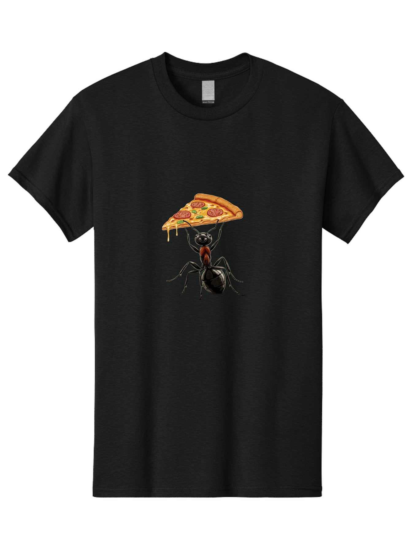 Ant-Carrying-Pizza-Slice-3 Men'S Graphic Tee, 100% Cotton, Comfortable Casual Summer Wear, Machine Washable, Vintage Camera, Old Camera, Antique Camera, Black Camera, Classic Photography, Photography Equipment, Nostalgic Device, Film Camera, Bah440 15