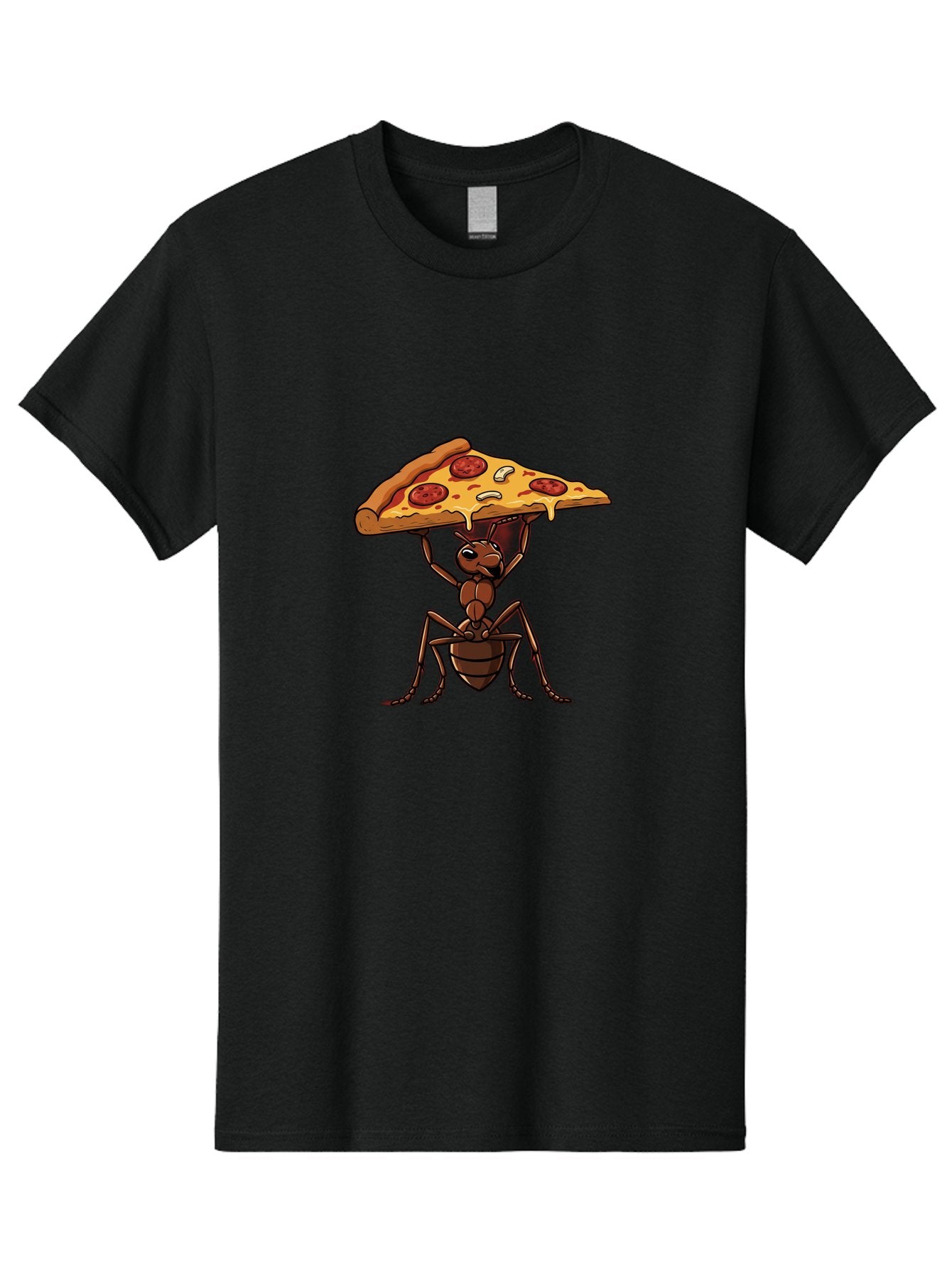 Ant-Carrying-Pizza-Slice Men'S Graphic Tee, 100% Cotton, Comfortable Casual Summer Wear, Machine Washable, Vintage Camera, Old Camera, Antique Camera, Black Camera, Classic Photography, Photography Equipment, Nostalgic Device, Film Camera, Bah441