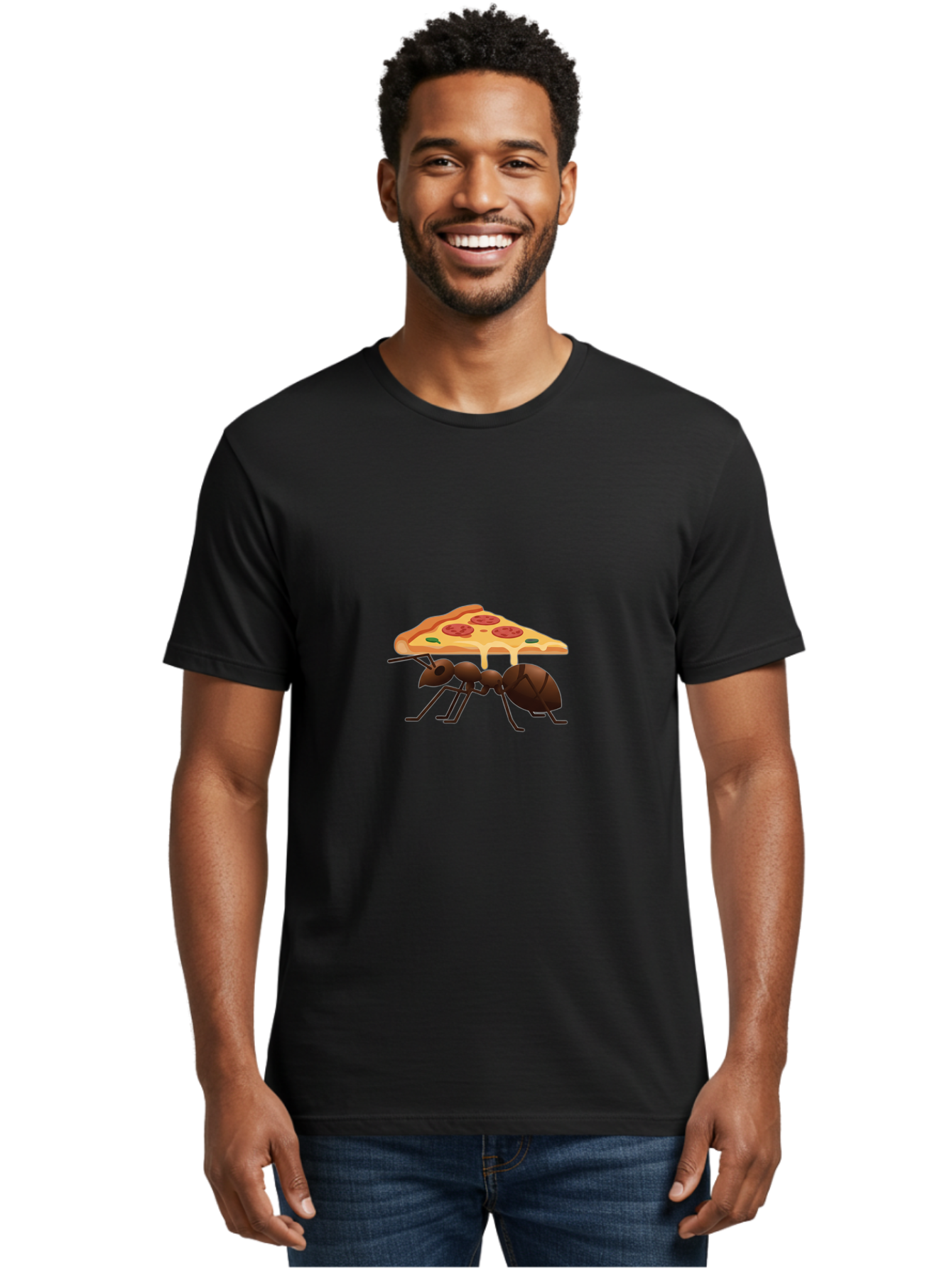 Ant-Carrying-Pizza Men'S Graphic Tee, 100% Cotton, Comfortable Casual Summer Wear, Machine Washable, Vintage Camera, Old Camera, Antique Camera, Black Camera, Classic Photography, Photography Equipment, Nostalgic Device, Film Camera, Bah442 16