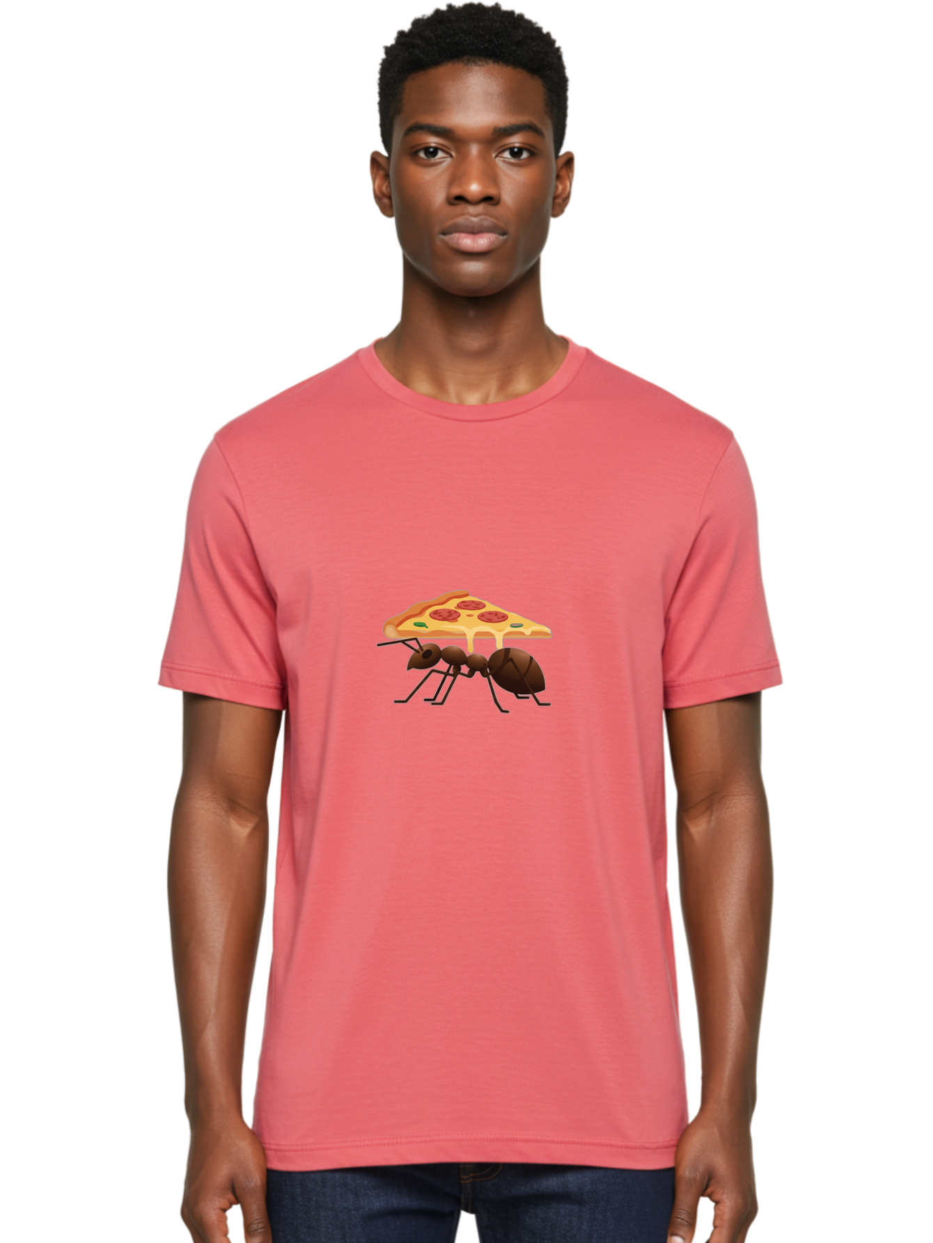 Ant-Carrying-Pizza Men'S Graphic Tee, 100% Cotton, Comfortable Casual Summer Wear, Machine Washable, Vintage Camera, Old Camera, Antique Camera, Black Camera, Classic Photography, Photography Equipment, Nostalgic Device, Film Camera, Bah442 29