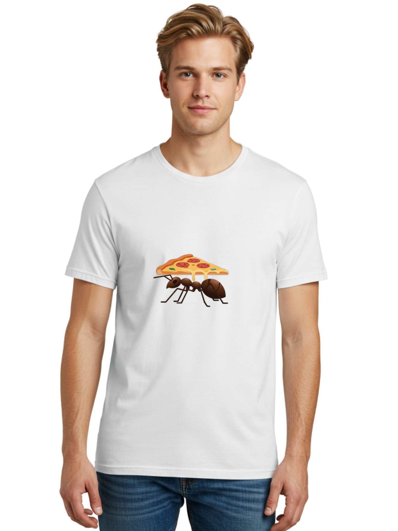 Ant-Carrying-Pizza Men'S Graphic Tee, 100% Cotton, Comfortable Casual Summer Wear, Machine Washable, Vintage Camera, Old Camera, Antique Camera, Black Camera, Classic Photography, Photography Equipment, Nostalgic Device, Film Camera, Bah442 24