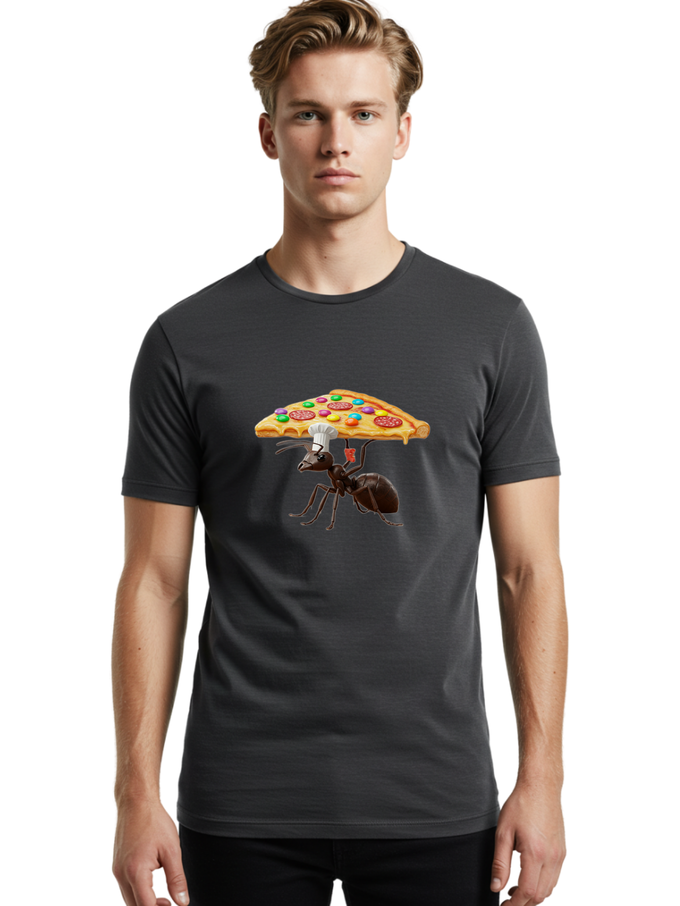 Ant-Chef-Pizza Men'S Graphic Tee, 100% Cotton, Comfortable Casual Summer Wear, Machine Washable, Vintage Camera, Old Camera, Antique Camera, Black Camera, Classic Photography, Photography Equipment, Nostalgic Device, Film Camera, Camera Art Bah443 28