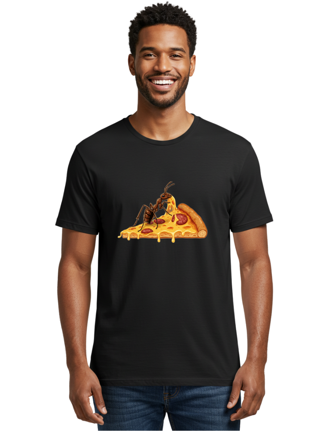 Ant-Eating-Pizza Men'S Graphic Tee, 100% Cotton, Comfortable Casual Summer Wear, Machine Washable, Vintage Camera, Old Camera, Antique Camera, Black Camera, Classic Photography, Photography Equipment, Nostalgic Device, Film Camera, Camera Art Bah444 26