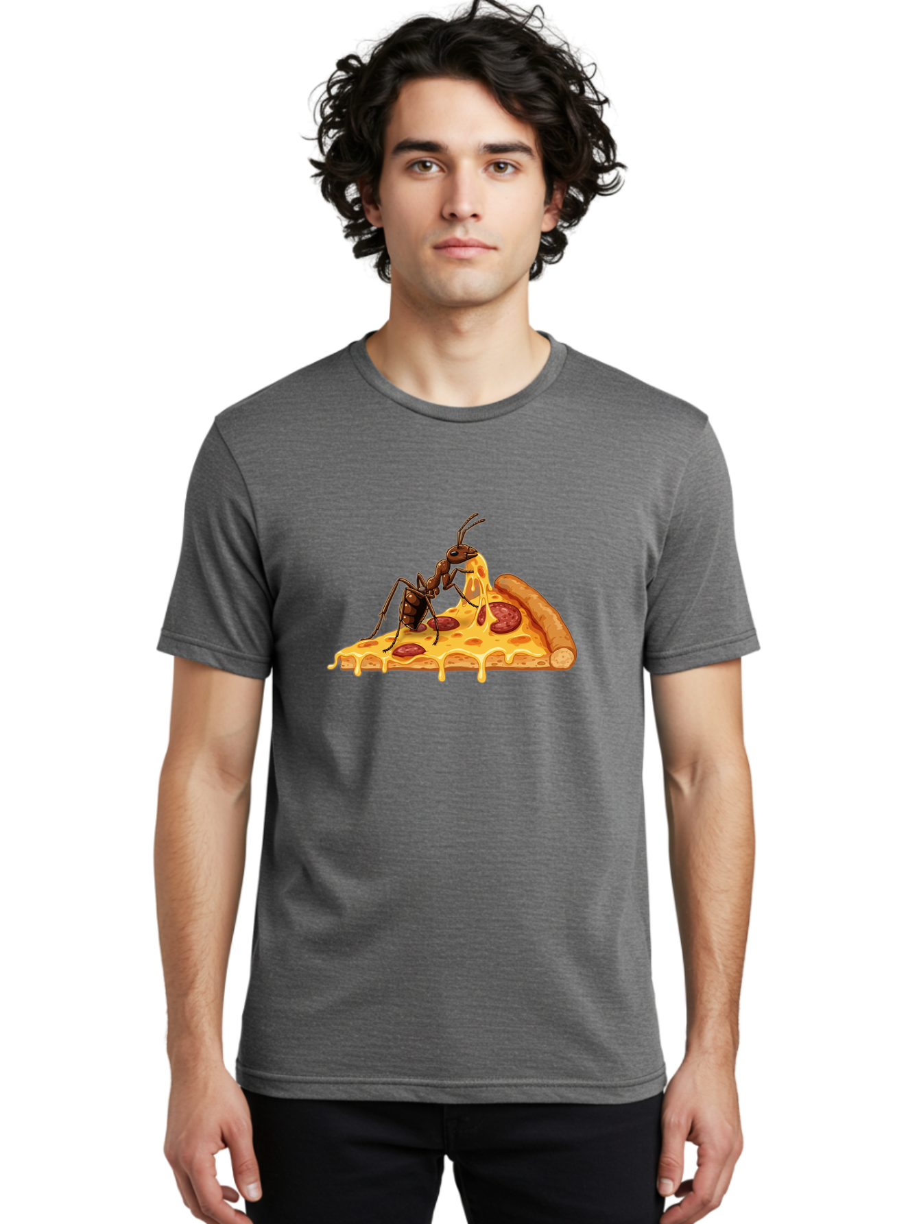 Ant-Eating-Pizza Men'S Graphic Tee, 100% Cotton, Comfortable Casual Summer Wear, Machine Washable, Vintage Camera, Old Camera, Antique Camera, Black Camera, Classic Photography, Photography Equipment, Nostalgic Device, Film Camera, Camera Art Bah444 18