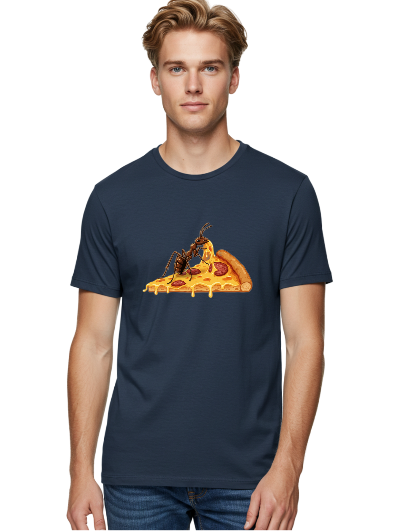 Ant-Eating-Pizza Men'S Graphic Tee, 100% Cotton, Comfortable Casual Summer Wear, Machine Washable, Vintage Camera, Old Camera, Antique Camera, Black Camera, Classic Photography, Photography Equipment, Nostalgic Device, Film Camera, Camera Art Bah444 23