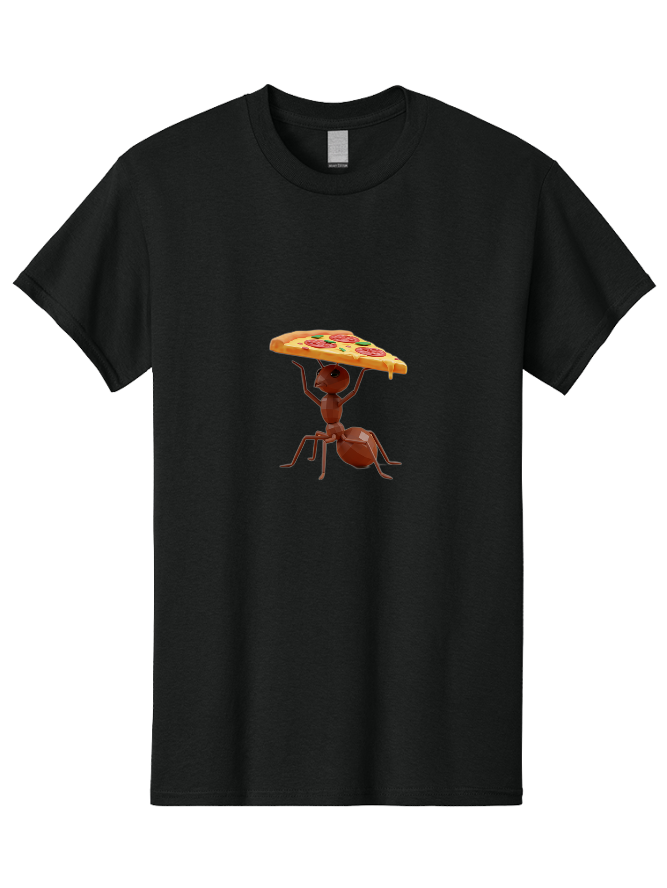 Ant-Holding-Pizza-Slice Men'S Graphic Tee, 100% Cotton, Comfortable Casual Summer Wear, Machine Washable, Vintage Camera, Old Camera, Antique Camera, Black Camera, Classic Photography, Photography Equipment, Nostalgic Device, Film Camera, Bah445 12