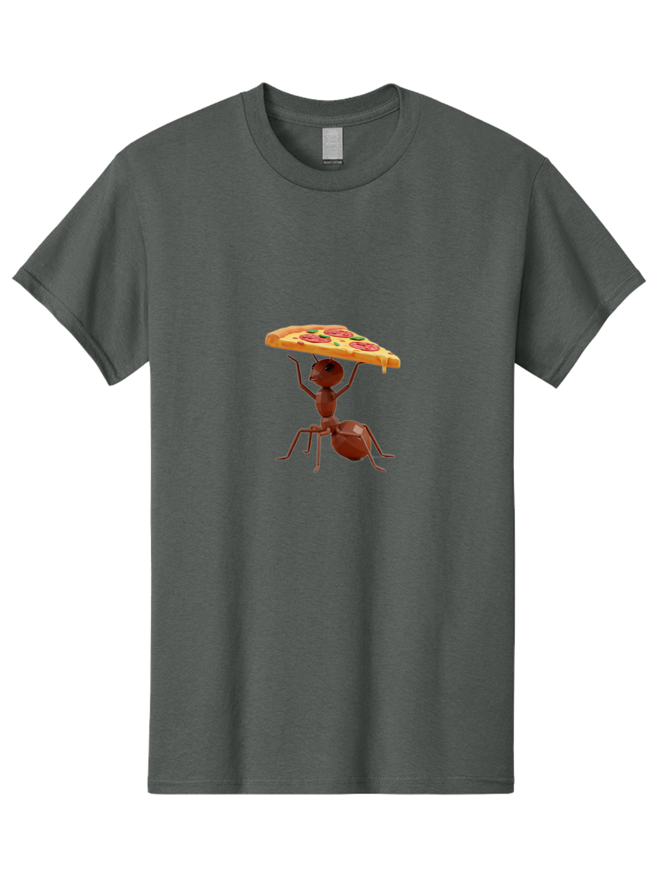 Ant-Holding-Pizza-Slice Men'S Graphic Tee, 100% Cotton, Comfortable Casual Summer Wear, Machine Washable, Vintage Camera, Old Camera, Antique Camera, Black Camera, Classic Photography, Photography Equipment, Nostalgic Device, Film Camera, Bah445 9