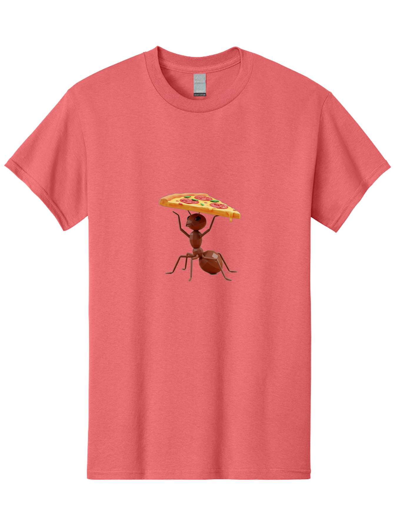 Ant-Holding-Pizza-Slice Men'S Graphic Tee, 100% Cotton, Comfortable Casual Summer Wear, Machine Washable, Vintage Camera, Old Camera, Antique Camera, Black Camera, Classic Photography, Photography Equipment, Nostalgic Device, Film Camera, Bah445 8