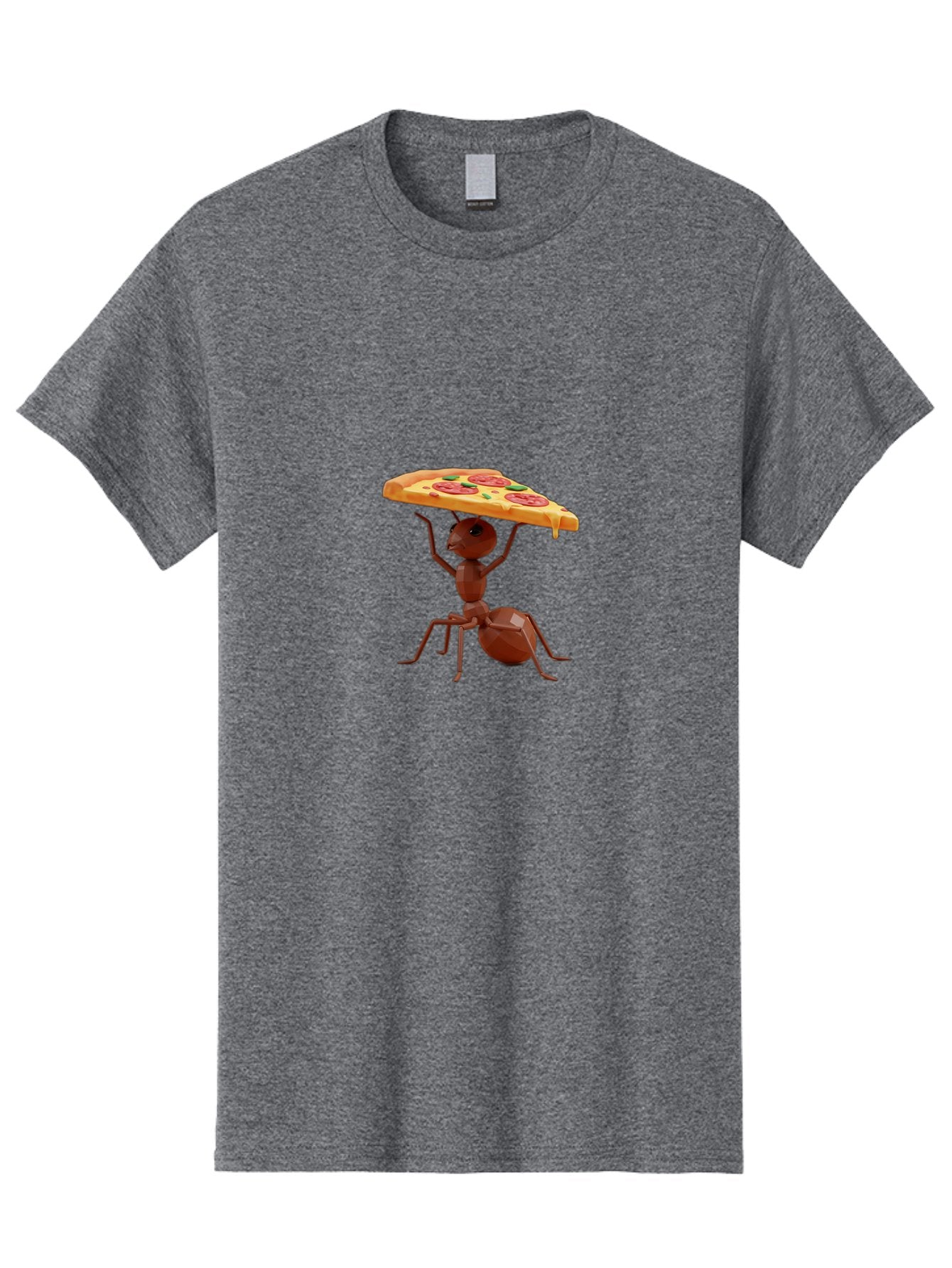Ant-Holding-Pizza-Slice Men'S Graphic Tee, 100% Cotton, Comfortable Casual Summer Wear, Machine Washable, Vintage Camera, Old Camera, Antique Camera, Black Camera, Classic Photography, Photography Equipment, Nostalgic Device, Film Camera, Bah445 6