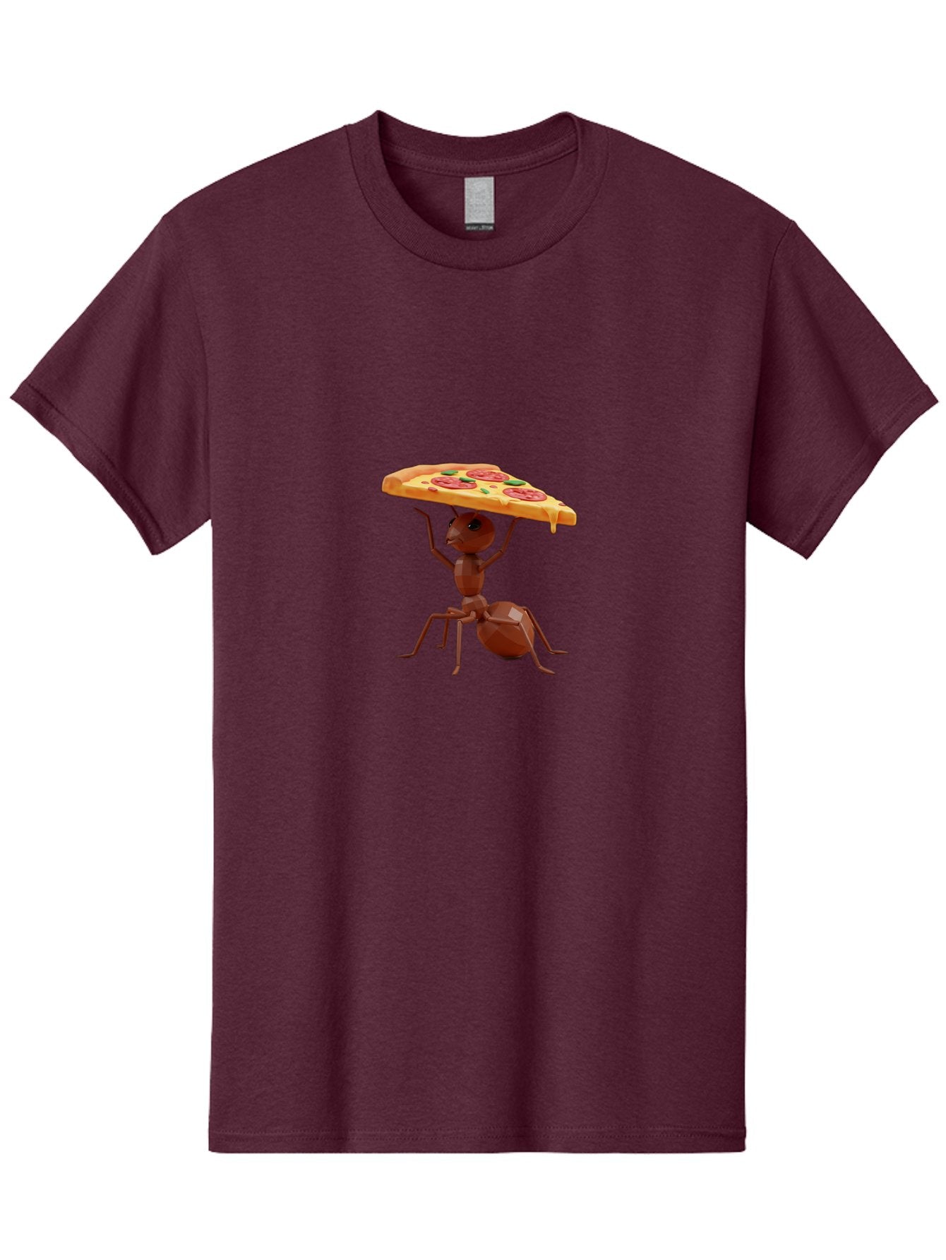Ant-Holding-Pizza-Slice Men'S Graphic Tee, 100% Cotton, Comfortable Casual Summer Wear, Machine Washable, Vintage Camera, Old Camera, Antique Camera, Black Camera, Classic Photography, Photography Equipment, Nostalgic Device, Film Camera, Bah445 9