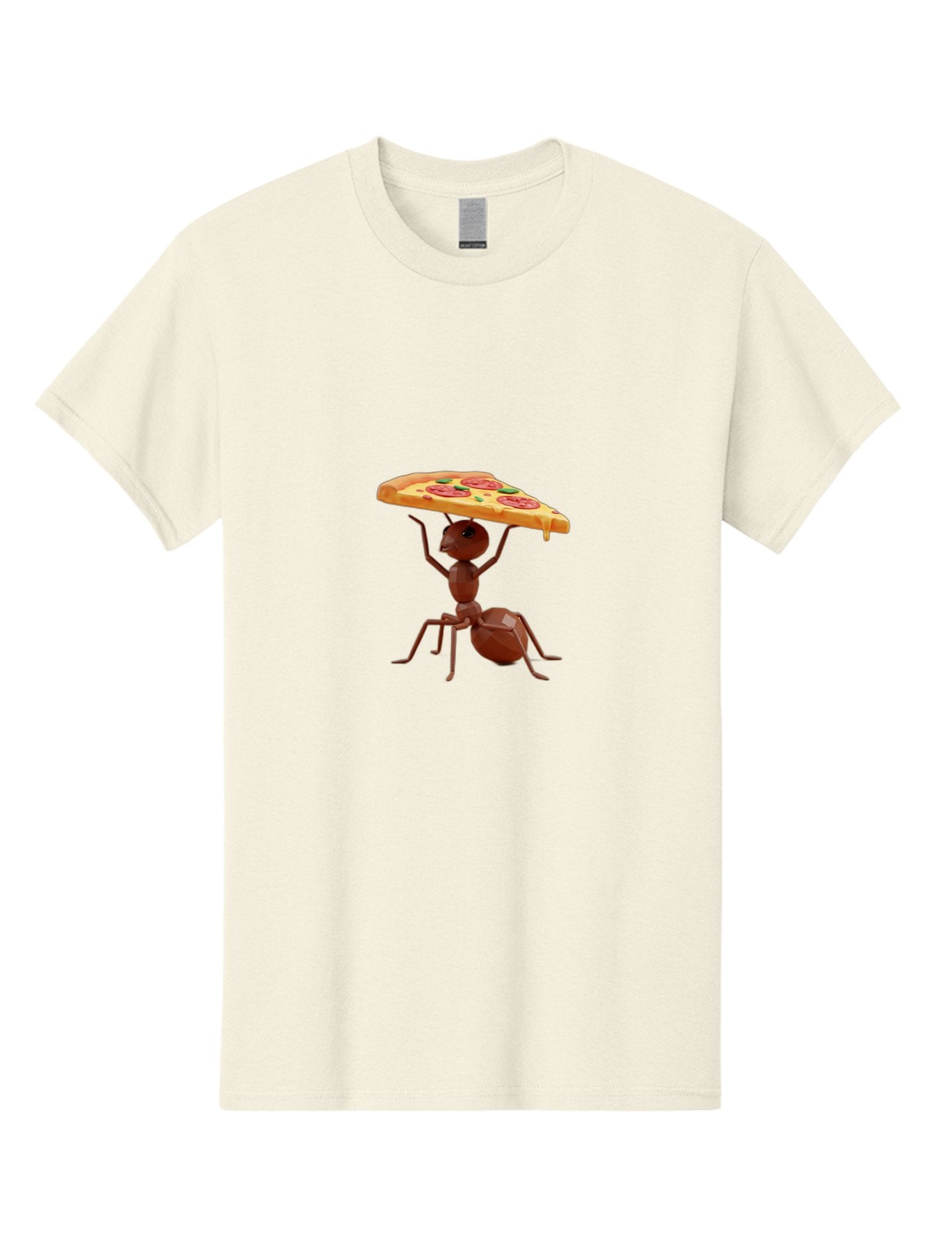 Ant-Holding-Pizza-Slice Men'S Graphic Tee, 100% Cotton, Comfortable Casual Summer Wear, Machine Washable, Vintage Camera, Old Camera, Antique Camera, Black Camera, Classic Photography, Photography Equipment, Nostalgic Device, Film Camera, Bah445 8
