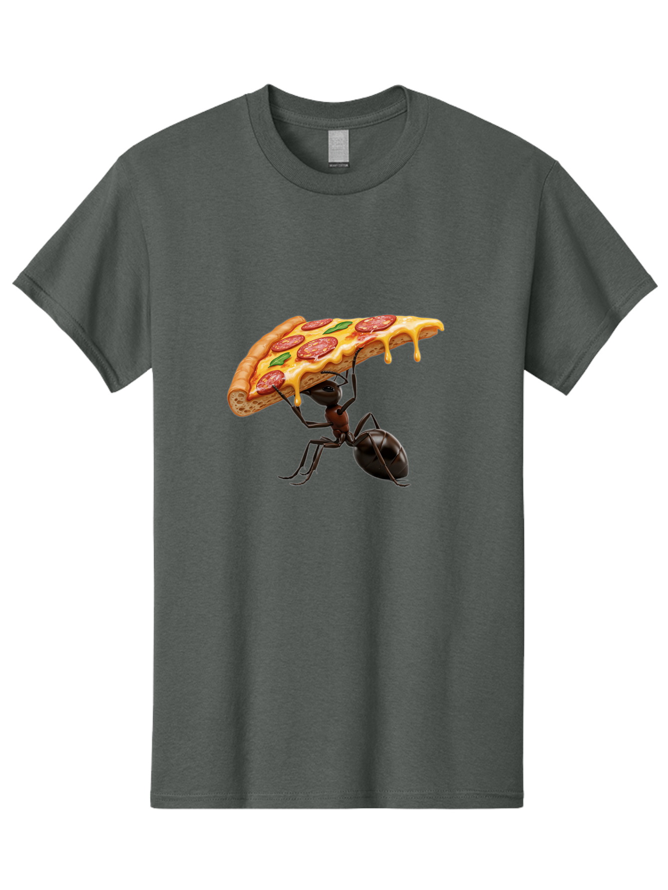 Ant-Holding-Pizza Men'S Graphic Tee, 100% Cotton, Comfortable Casual Summer Wear, Machine Washable, Vintage Camera, Old Camera, Antique Camera, Black Camera, Classic Photography, Photography Equipment, Nostalgic Device, Film Camera, Camera Art Bah446 7