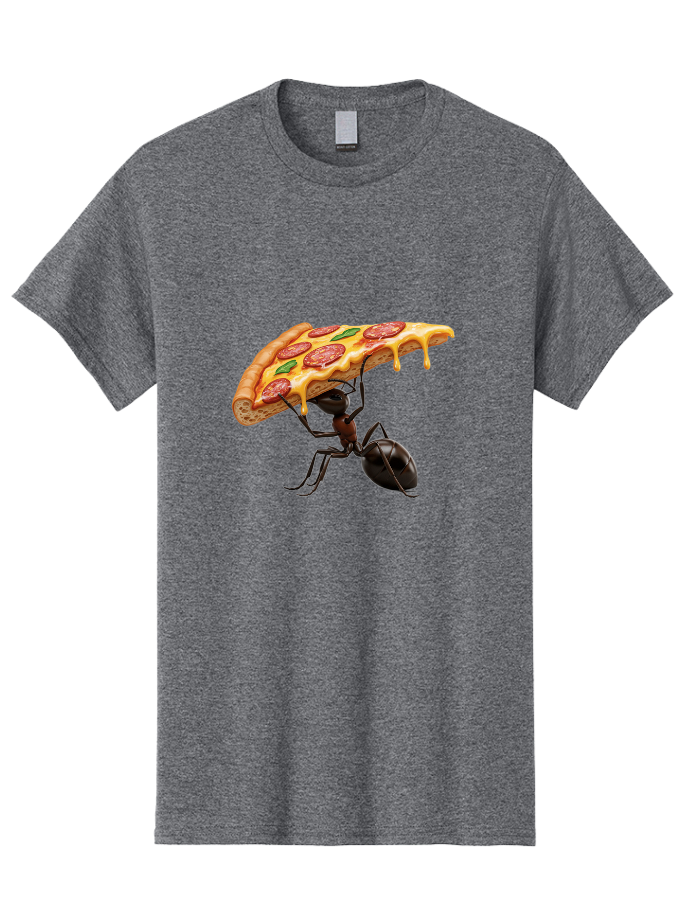 Ant-Holding-Pizza Men'S Graphic Tee, 100% Cotton, Comfortable Casual Summer Wear, Machine Washable, Vintage Camera, Old Camera, Antique Camera, Black Camera, Classic Photography, Photography Equipment, Nostalgic Device, Film Camera, Camera Art Bah446 13