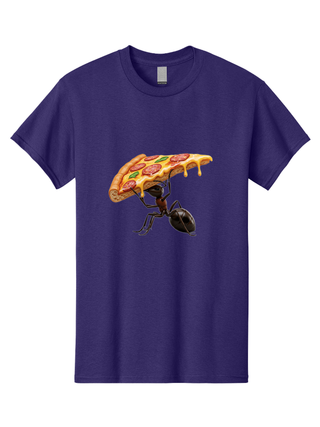Ant-Holding-Pizza Men'S Graphic Tee, 100% Cotton, Comfortable Casual Summer Wear, Machine Washable, Vintage Camera, Old Camera, Antique Camera, Black Camera, Classic Photography, Photography Equipment, Nostalgic Device, Film Camera, Camera Art Bah446 6
