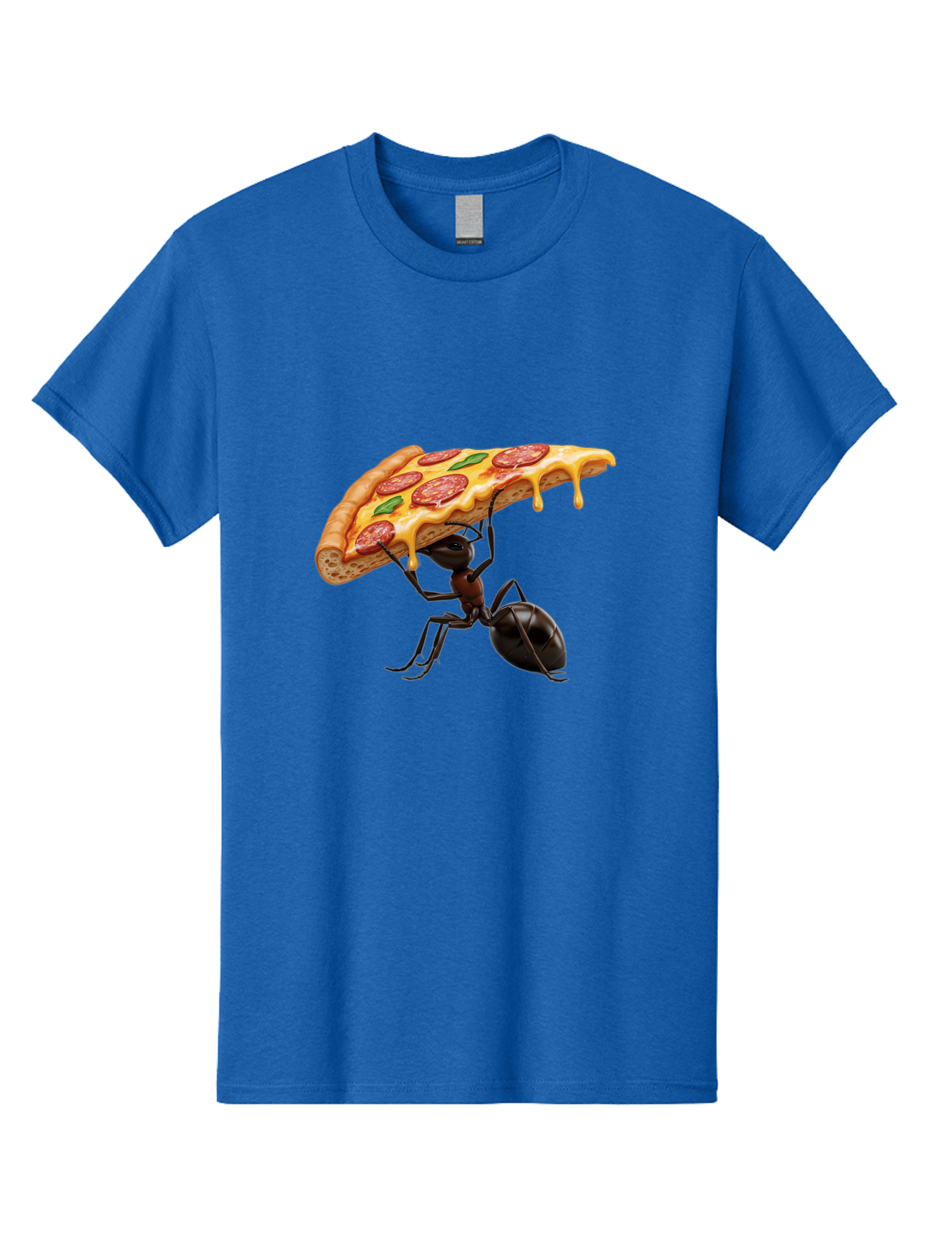 Ant-Holding-Pizza Men'S Graphic Tee, 100% Cotton, Comfortable Casual Summer Wear, Machine Washable, Vintage Camera, Old Camera, Antique Camera, Black Camera, Classic Photography, Photography Equipment, Nostalgic Device, Film Camera, Camera Art Bah446 9