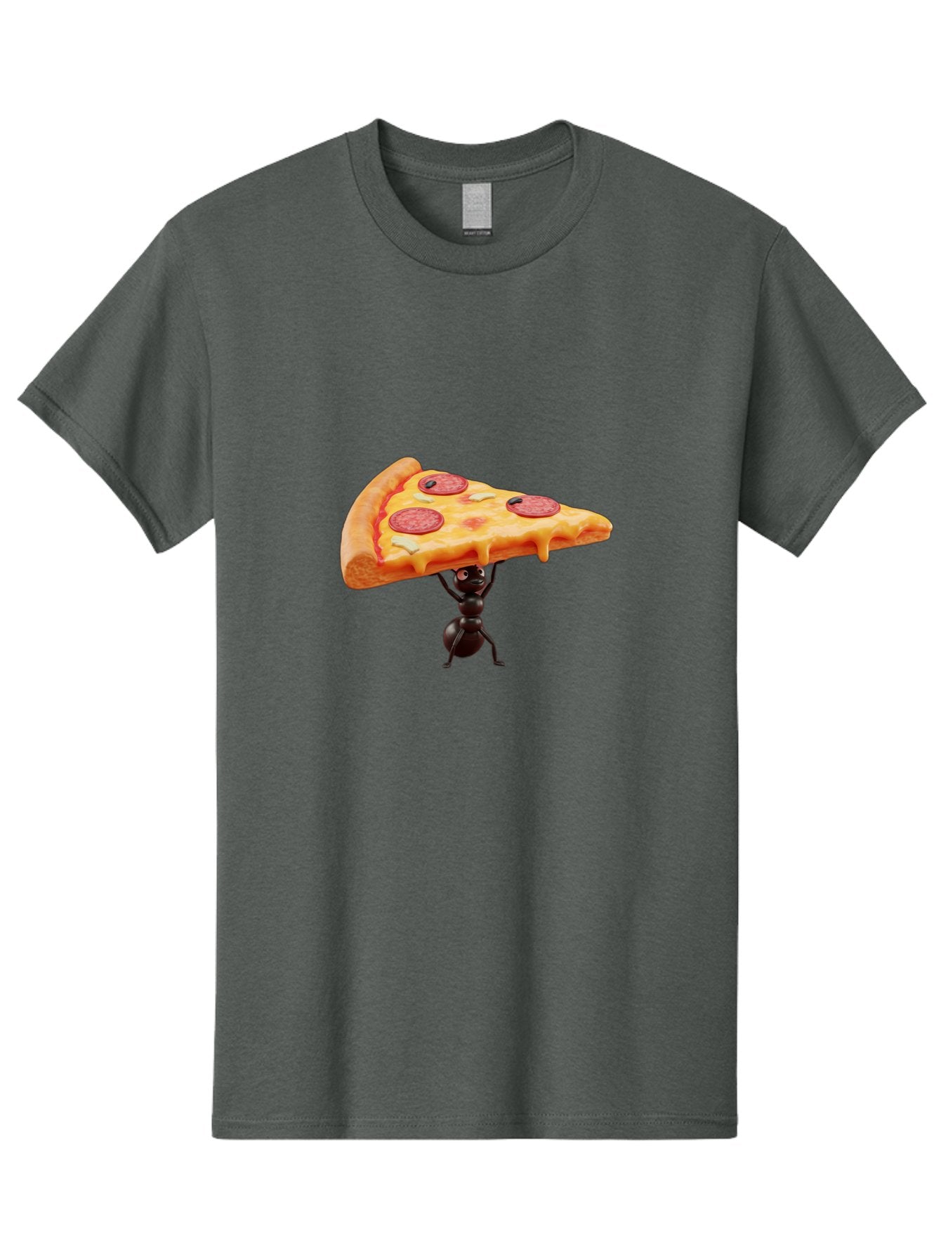 Ant-Lifting-Pizza-Slice Men'S Graphic Tee, 100% Cotton, Comfortable Casual Summer Wear, Machine Washable, Vintage Camera, Old Camera, Antique Camera, Black Camera, Classic Photography, Photography Equipment, Nostalgic Device, Film Camera, Bah447 7
