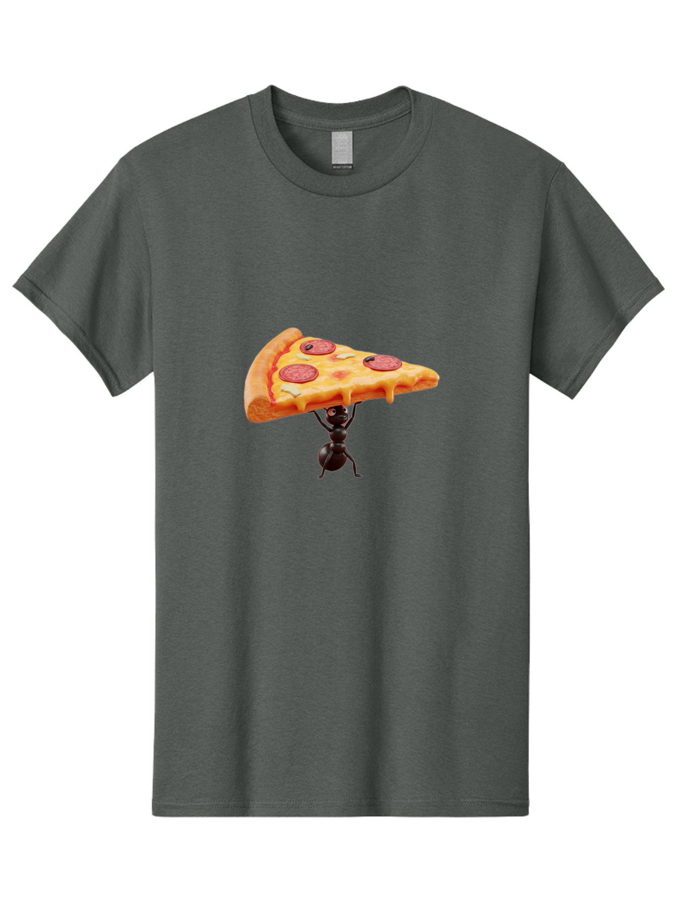 Ant-Lifting-Pizza-Slice Men'S Graphic Tee, 100% Cotton, Comfortable Casual Summer Wear, Machine Washable, Vintage Camera, Old Camera, Antique Camera, Black Camera, Classic Photography, Photography Equipment, Nostalgic Device, Film Camera, Bah447 13