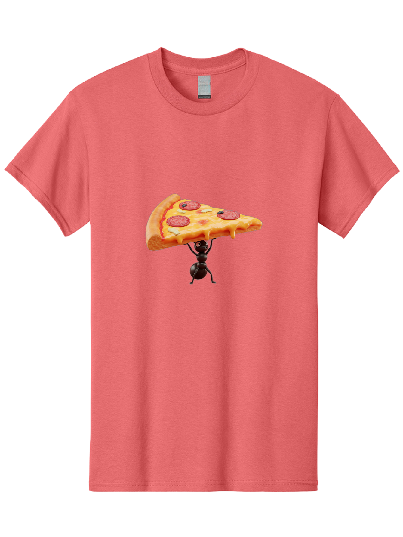 Ant-Lifting-Pizza-Slice Men'S Graphic Tee, 100% Cotton, Comfortable Casual Summer Wear, Machine Washable, Vintage Camera, Old Camera, Antique Camera, Black Camera, Classic Photography, Photography Equipment, Nostalgic Device, Film Camera, Bah447 15