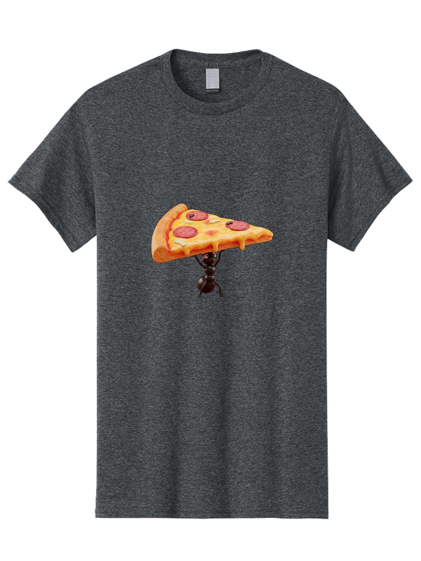 Ant-Lifting-Pizza-Slice Men'S Graphic Tee, 100% Cotton, Comfortable Casual Summer Wear, Machine Washable, Vintage Camera, Old Camera, Antique Camera, Black Camera, Classic Photography, Photography Equipment, Nostalgic Device, Film Camera, Bah447 9