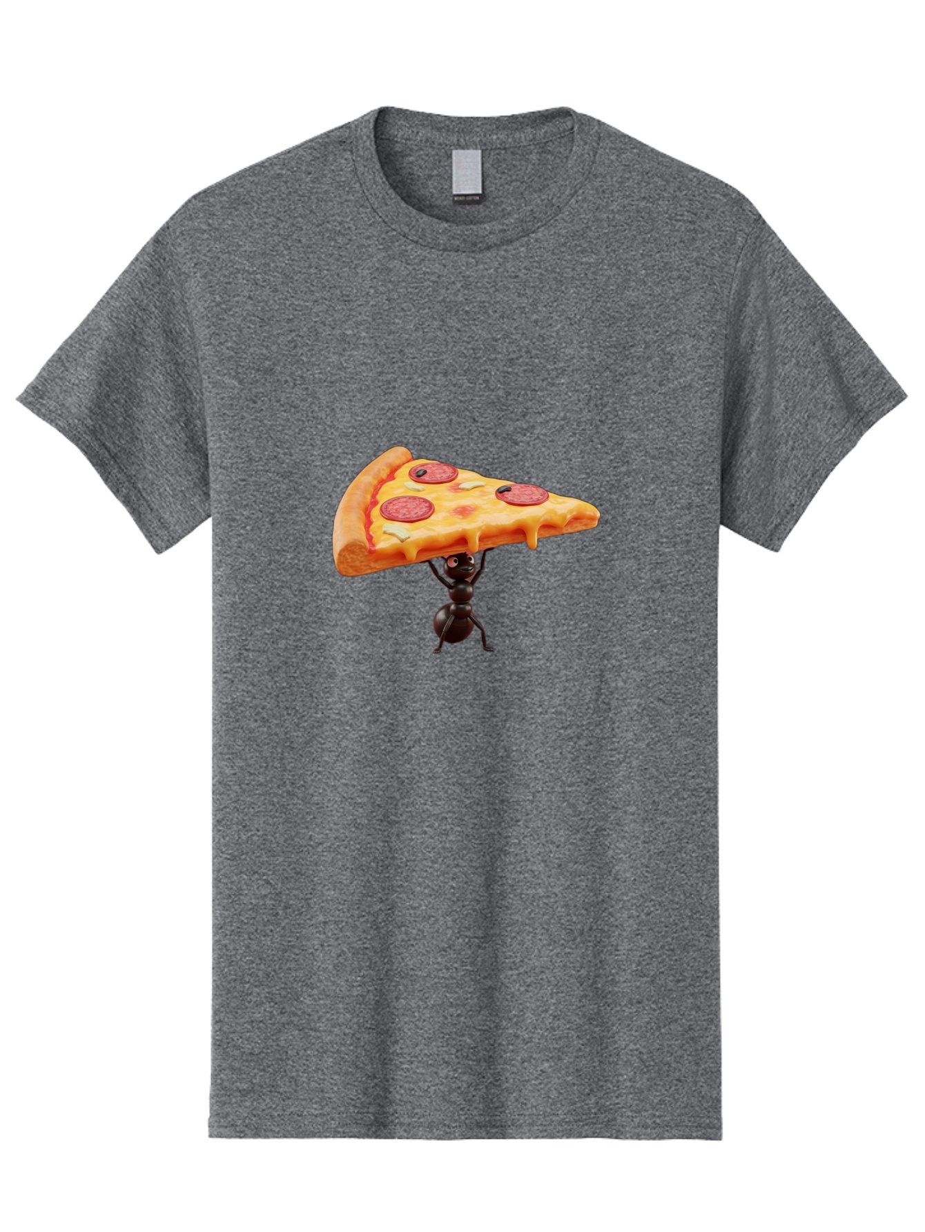 Ant-Lifting-Pizza-Slice Men'S Graphic Tee, 100% Cotton, Comfortable Casual Summer Wear, Machine Washable, Vintage Camera, Old Camera, Antique Camera, Black Camera, Classic Photography, Photography Equipment, Nostalgic Device, Film Camera, Bah447 4