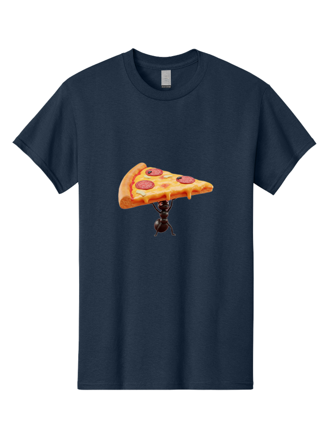 Ant-Lifting-Pizza-Slice Men'S Graphic Tee, 100% Cotton, Comfortable Casual Summer Wear, Machine Washable, Vintage Camera, Old Camera, Antique Camera, Black Camera, Classic Photography, Photography Equipment, Nostalgic Device, Film Camera, Bah447 8