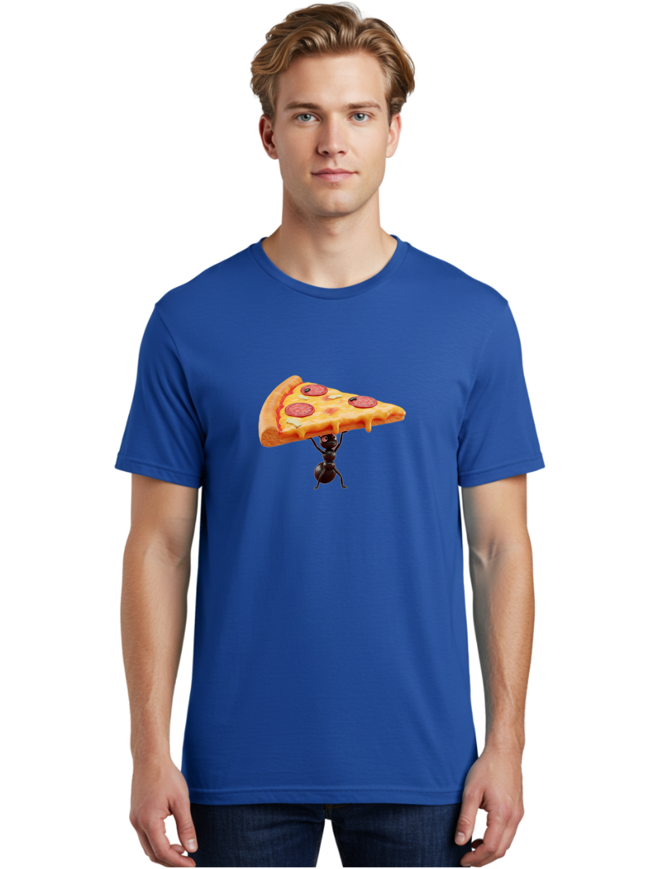 Ant-Lifting-Pizza-Slice Men'S Graphic Tee, 100% Cotton, Comfortable Casual Summer Wear, Machine Washable, Vintage Camera, Old Camera, Antique Camera, Black Camera, Classic Photography, Photography Equipment, Nostalgic Device, Film Camera, Bah447 29