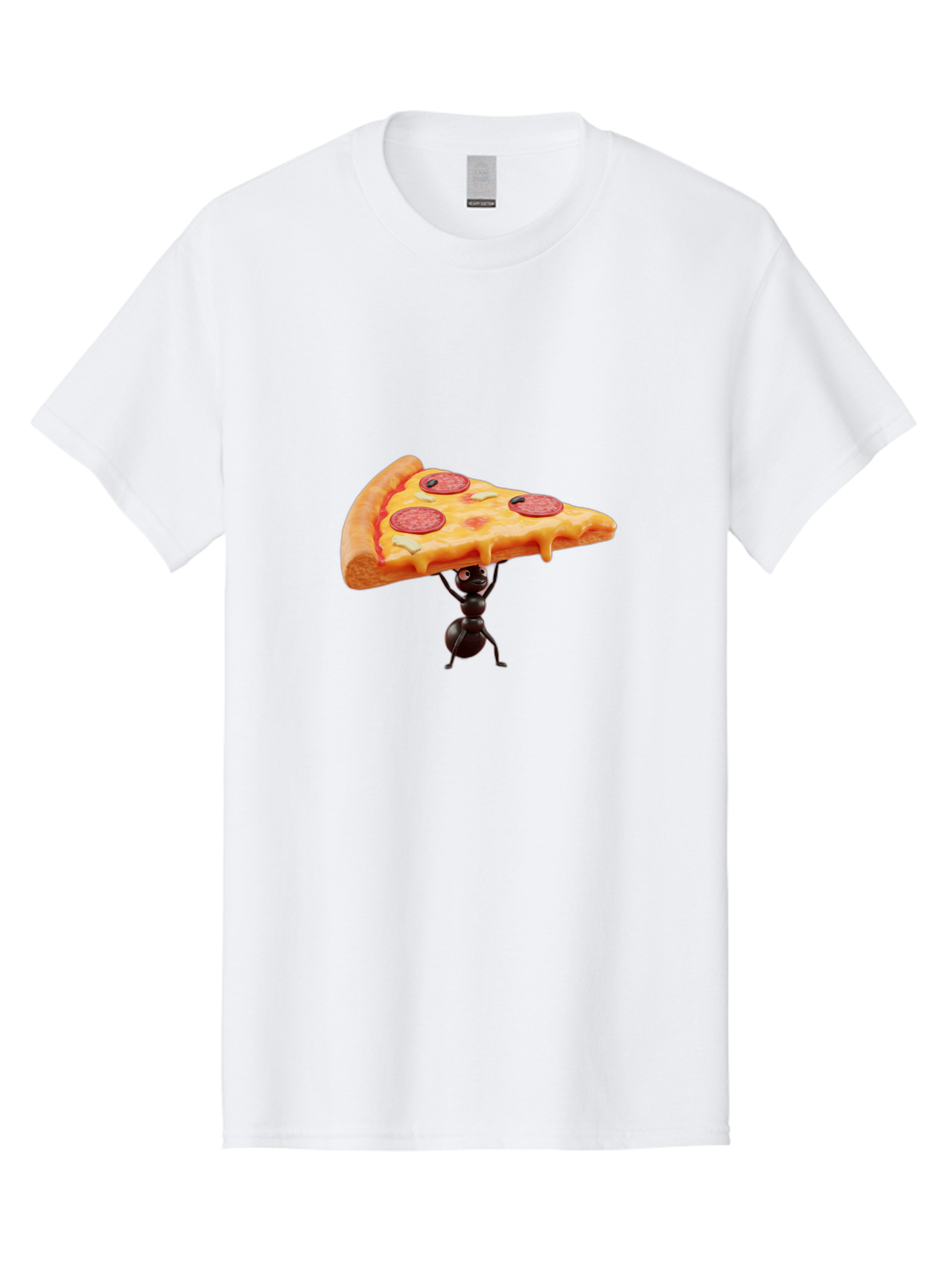 Ant-Lifting-Pizza-Slice Men'S Graphic Tee, 100% Cotton, Comfortable Casual Summer Wear, Machine Washable, Vintage Camera, Old Camera, Antique Camera, Black Camera, Classic Photography, Photography Equipment, Nostalgic Device, Film Camera, Bah447