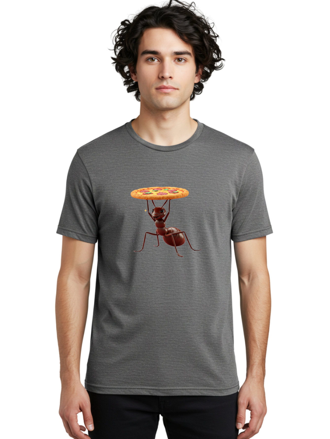 Ant-Lifting-Pizza Men'S Graphic Tee, 100% Cotton, Comfortable Casual Summer Wear, Machine Washable, Vintage Camera, Old Camera, Antique Camera, Black Camera, Classic Photography, Photography Equipment, Nostalgic Device, Film Camera, Camera Art Bah448 23