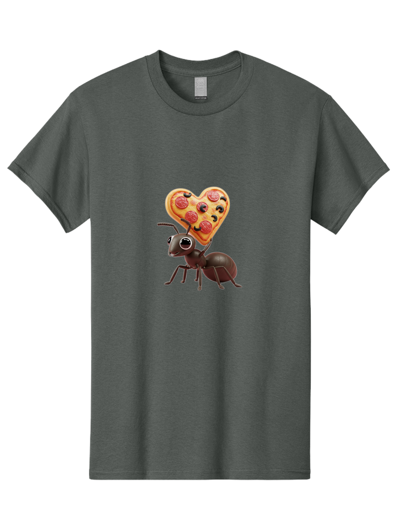 Ant-With-Heart-Shaped-Pizza Men'S Graphic Tee, 100% Cotton, Comfortable Casual Summer Wear, Machine Washable, Vintage Camera, Old Camera, Antique Camera, Black Camera, Classic Photography, Photography Equipment, Nostalgic Device, Film Camera, Bah449 9