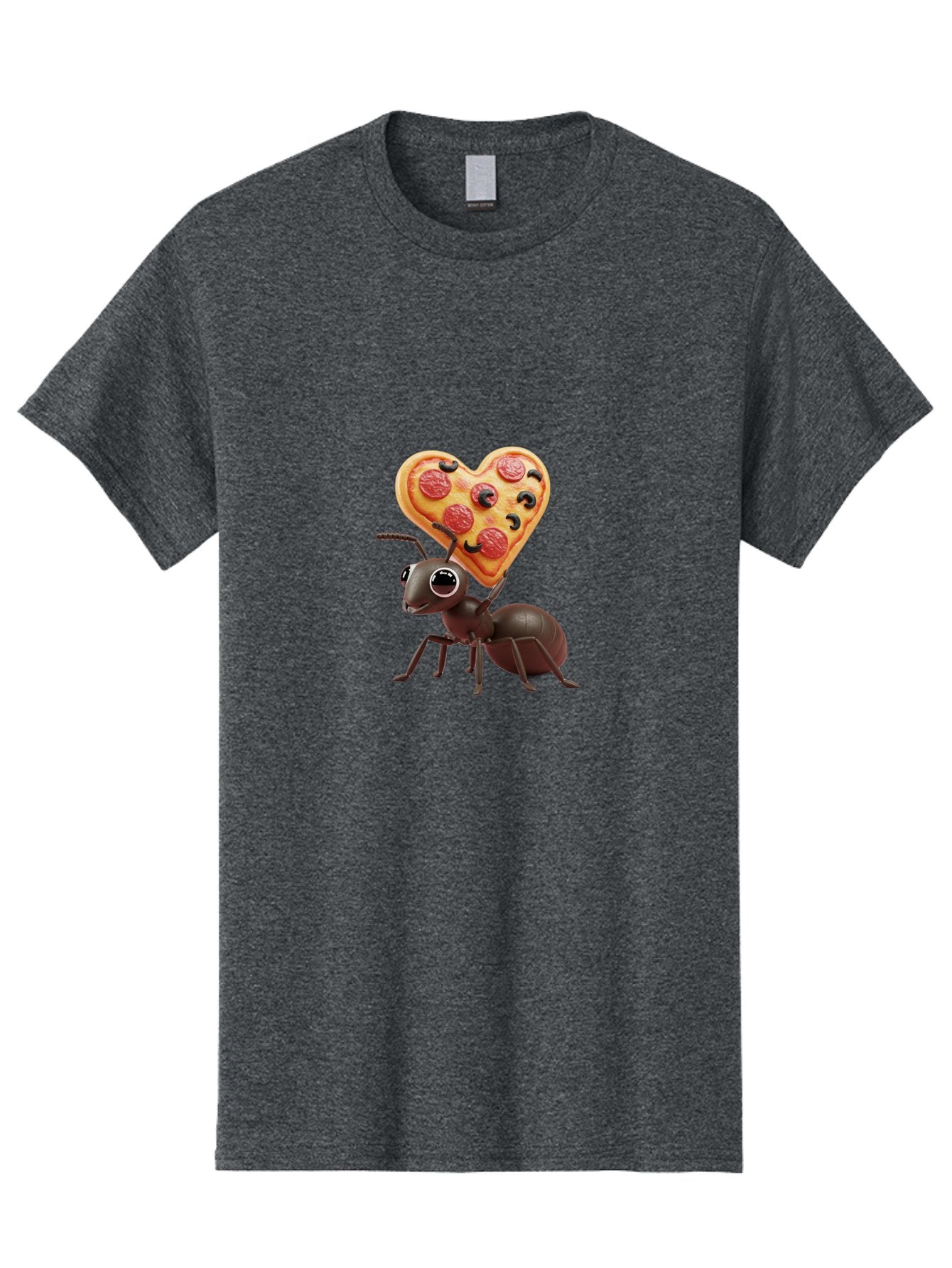 Ant-With-Heart-Shaped-Pizza Men'S Graphic Tee, 100% Cotton, Comfortable Casual Summer Wear, Machine Washable, Vintage Camera, Old Camera, Antique Camera, Black Camera, Classic Photography, Photography Equipment, Nostalgic Device, Film Camera, Bah449 7