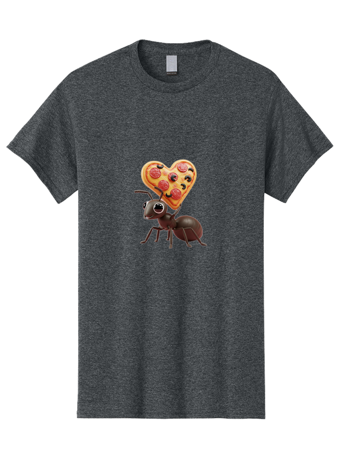 Ant-With-Heart-Shaped-Pizza Men'S Graphic Tee, 100% Cotton, Comfortable Casual Summer Wear, Machine Washable, Vintage Camera, Old Camera, Antique Camera, Black Camera, Classic Photography, Photography Equipment, Nostalgic Device, Film Camera, Bah449 13