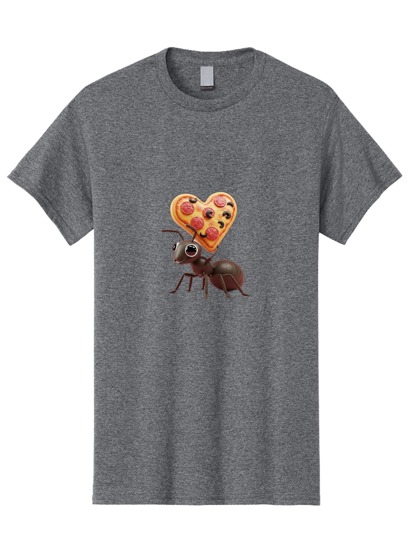 Ant-With-Heart-Shaped-Pizza Men'S Graphic Tee, 100% Cotton, Comfortable Casual Summer Wear, Machine Washable, Vintage Camera, Old Camera, Antique Camera, Black Camera, Classic Photography, Photography Equipment, Nostalgic Device, Film Camera, Bah449 13